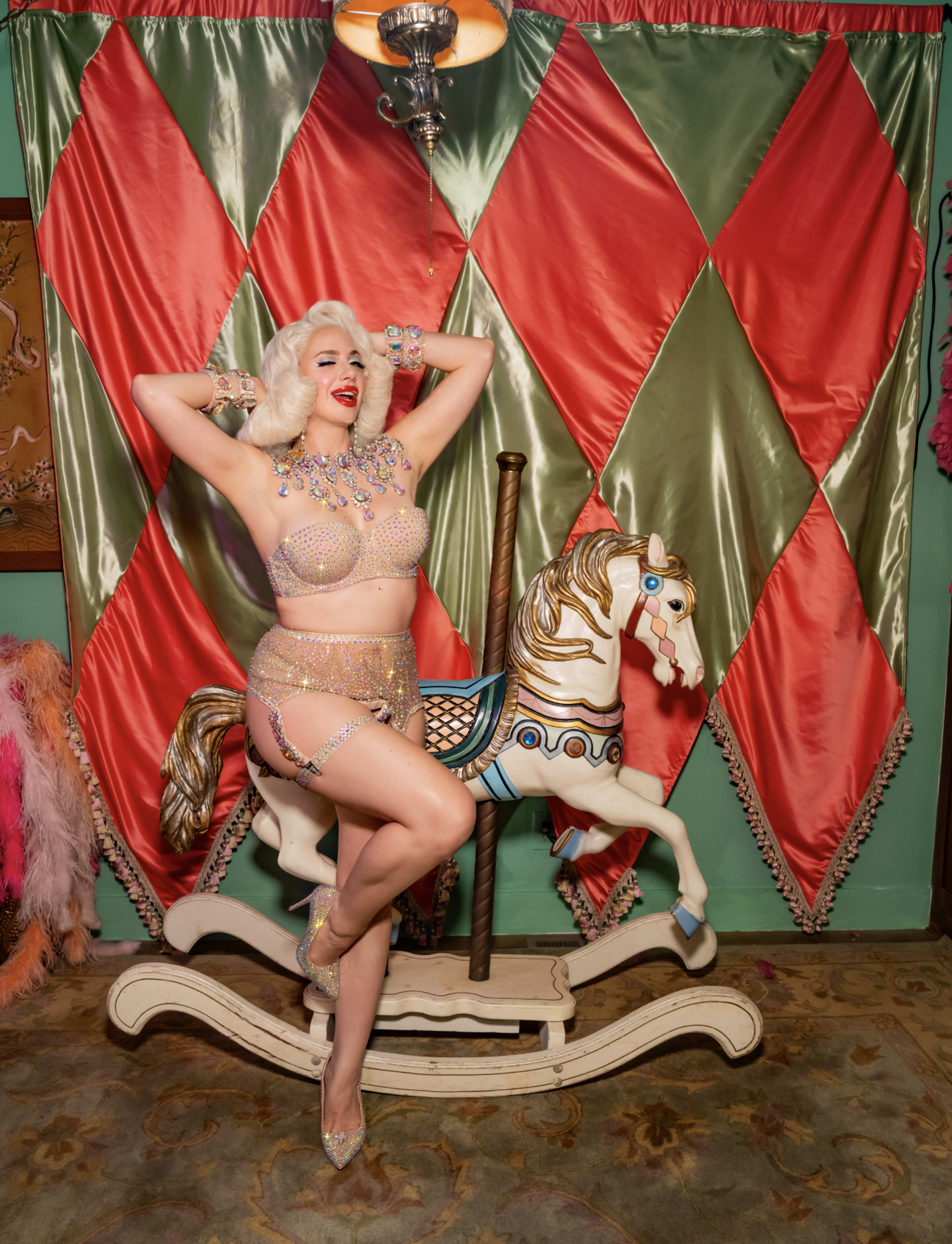 Vintage Showgirl Boudoir Doll House with Vaudeville Stage & Gardens Image in Northeast Los Angeles, Los Angeles, CA