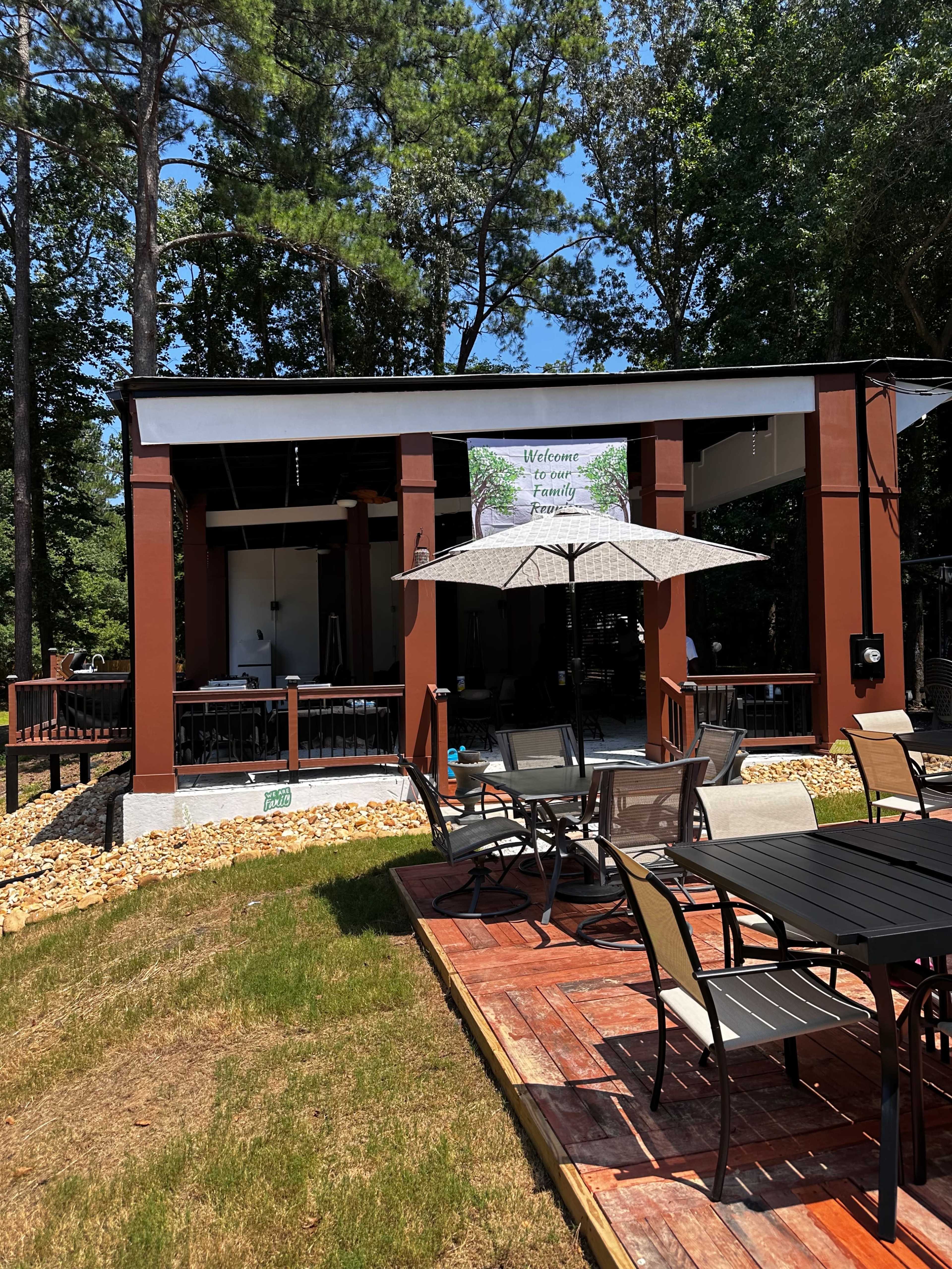 Beautiful Private Resort like Oasis with Pool & Outside Pavillion on over 5 acres Image in Cliftondale, Atlanta, GA