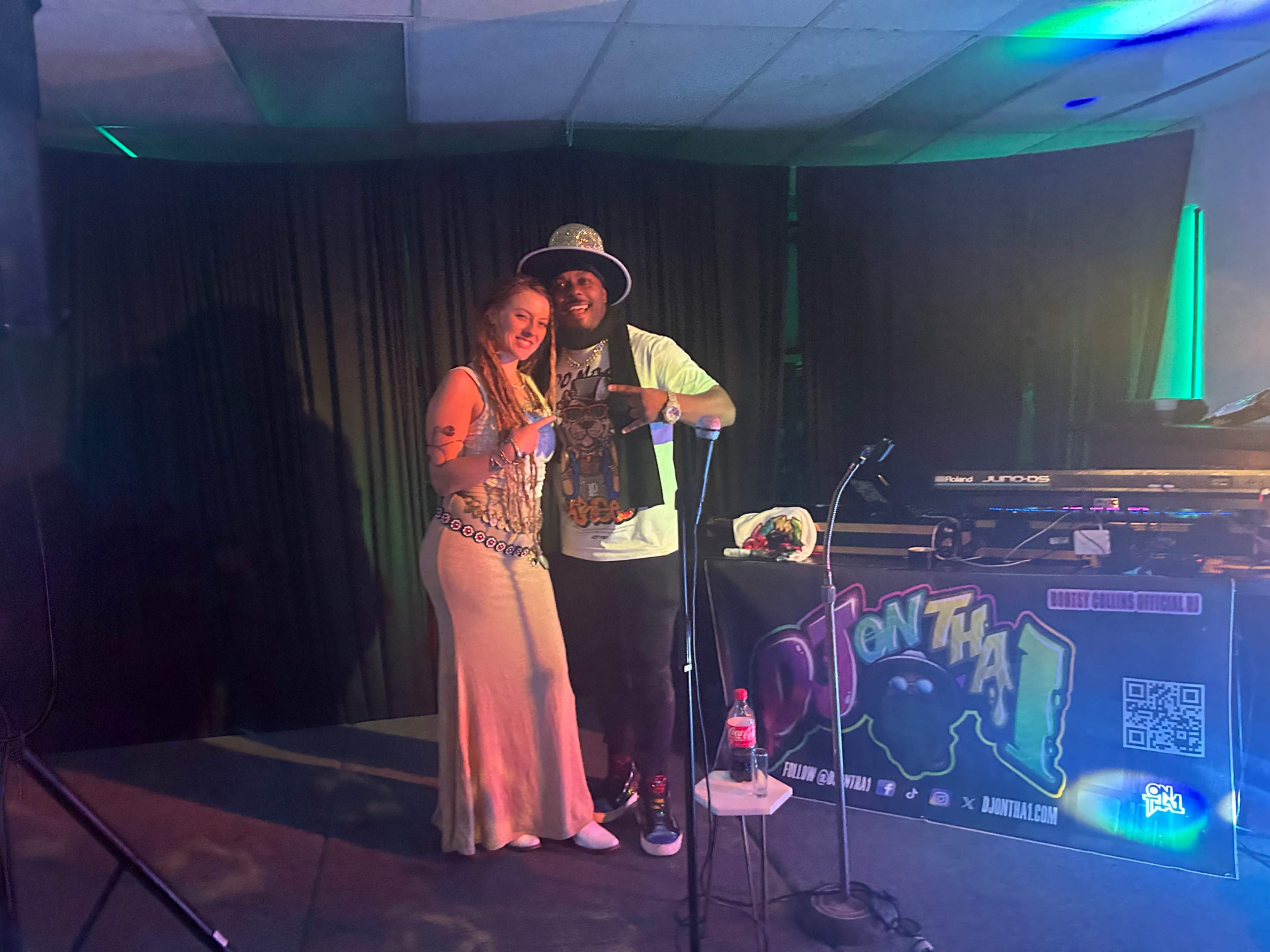 Cozy , Creative & Artistically Inspiring, with a beautiful view of the city downtown. Full Music Stage & PA system for music events, TV screens for movies & a bar area for any food venders. Image in Midtown Dayton, Dayton Ohio, OH