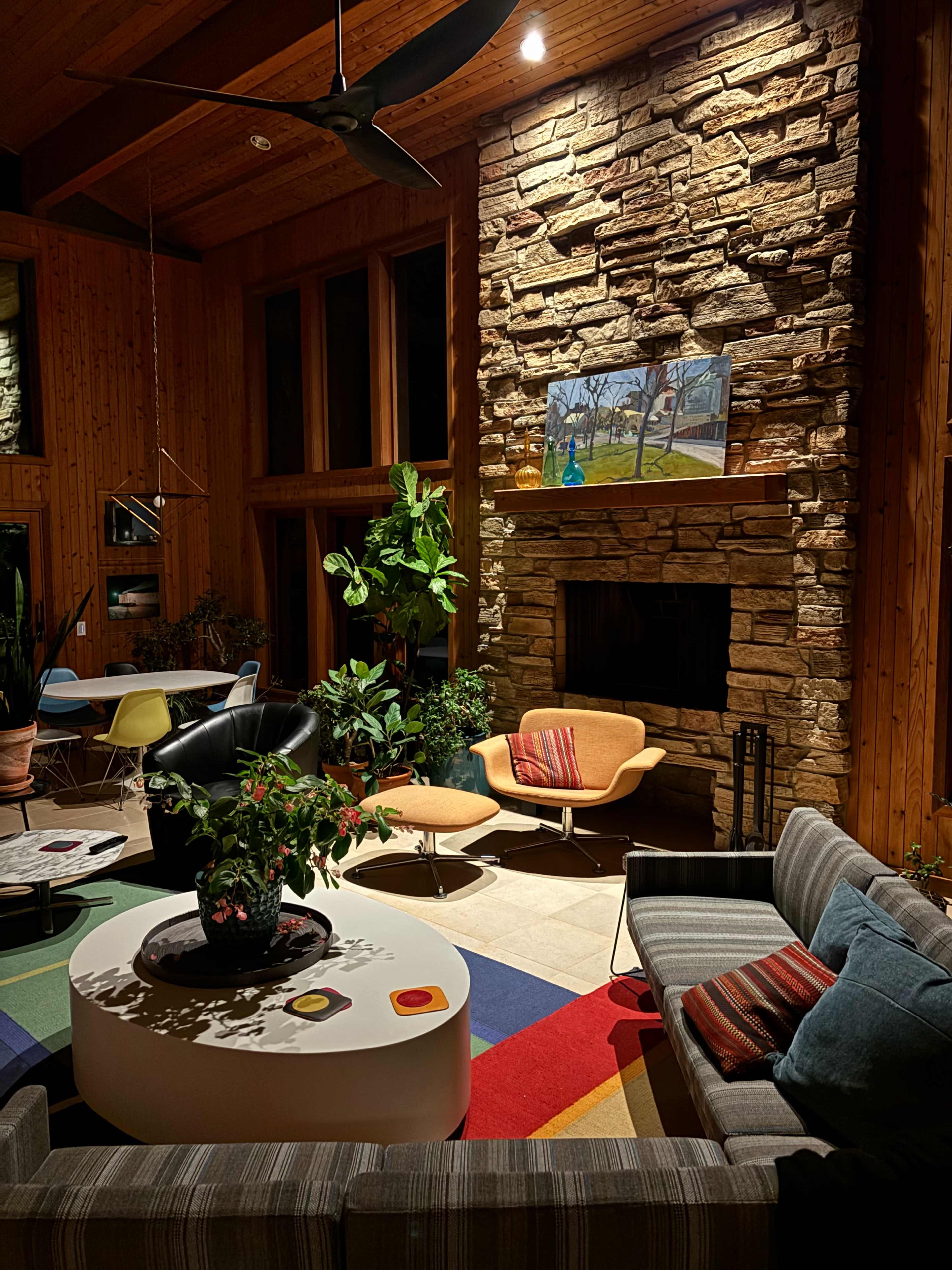 Suburban home in garden setting with lofty, bright and woodsy interior spaces Image in Lyons Township, BURR RIDGE, IL