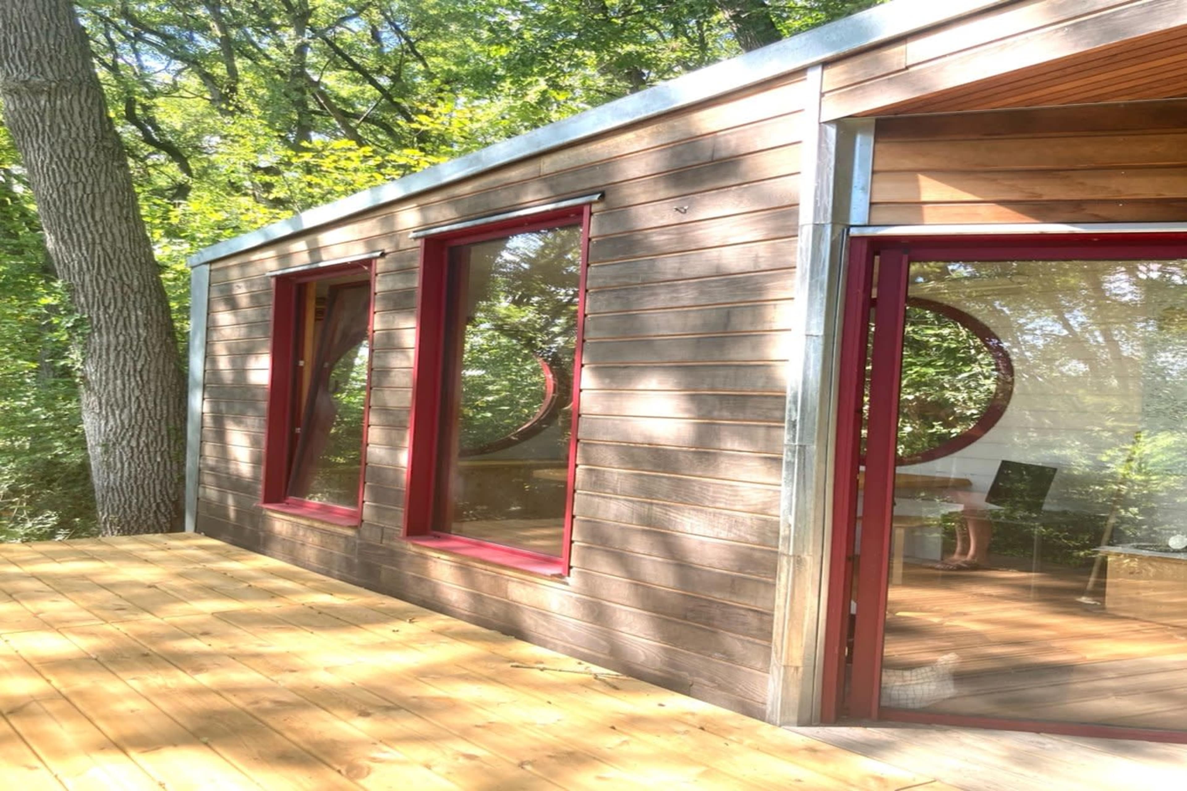 Tiny House bureau, en pleine nature Image in , Morsang sur Seine