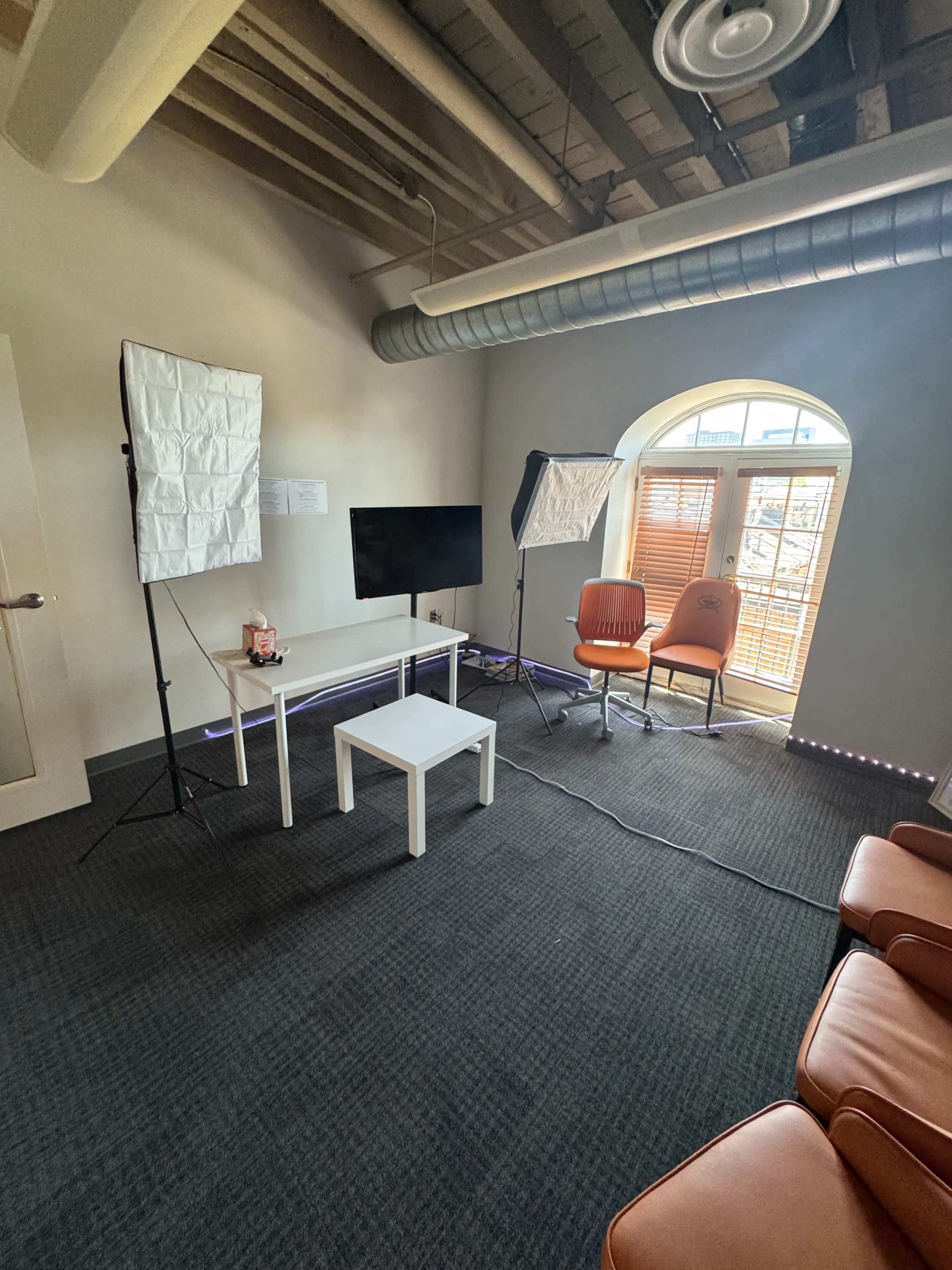 Versatile Creative Studio with Magazine Wall & Balcony Light Image in Fells Point, Baltimore, MD