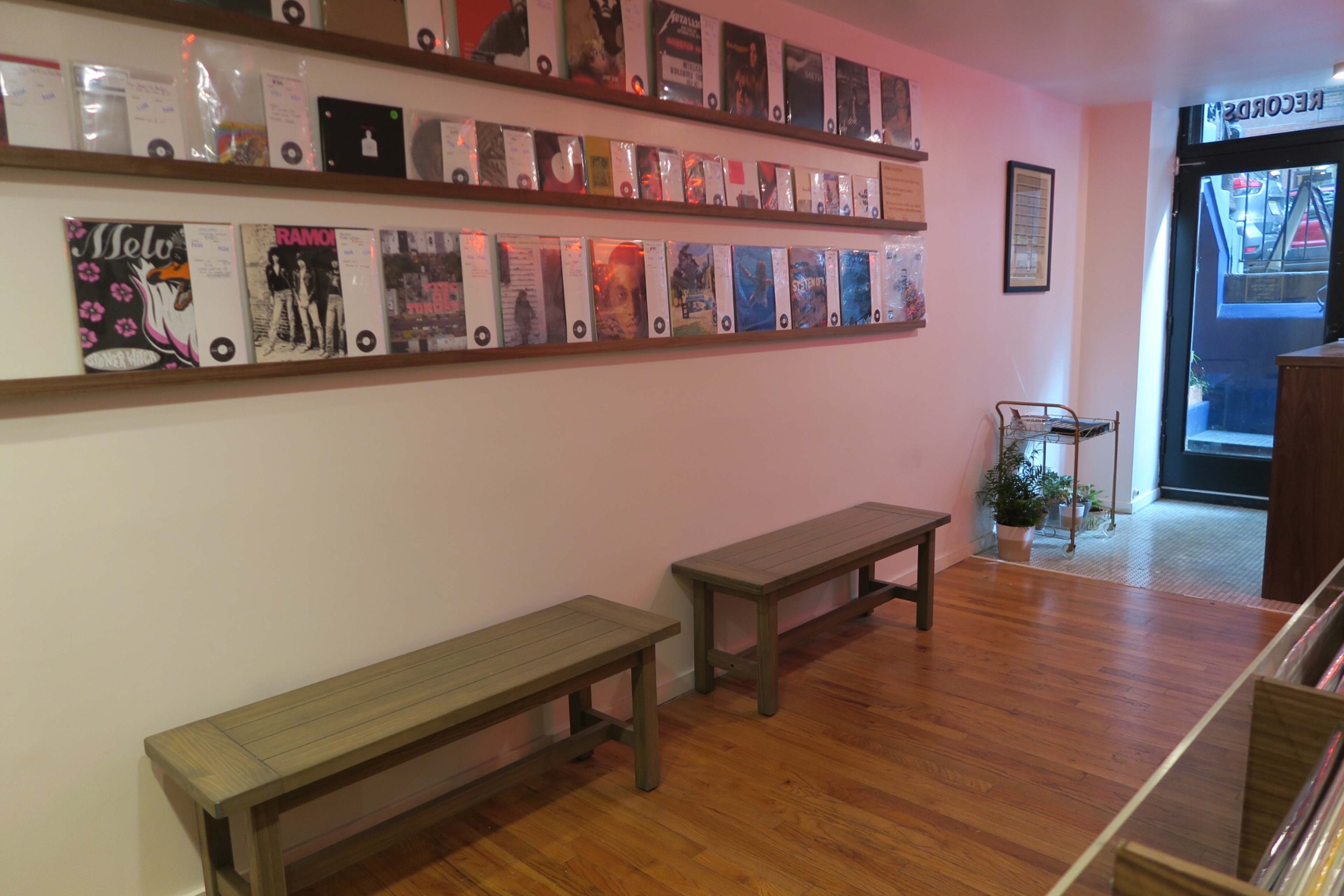 Record Store in East Village Image in Lower Manhattan, New York, NY