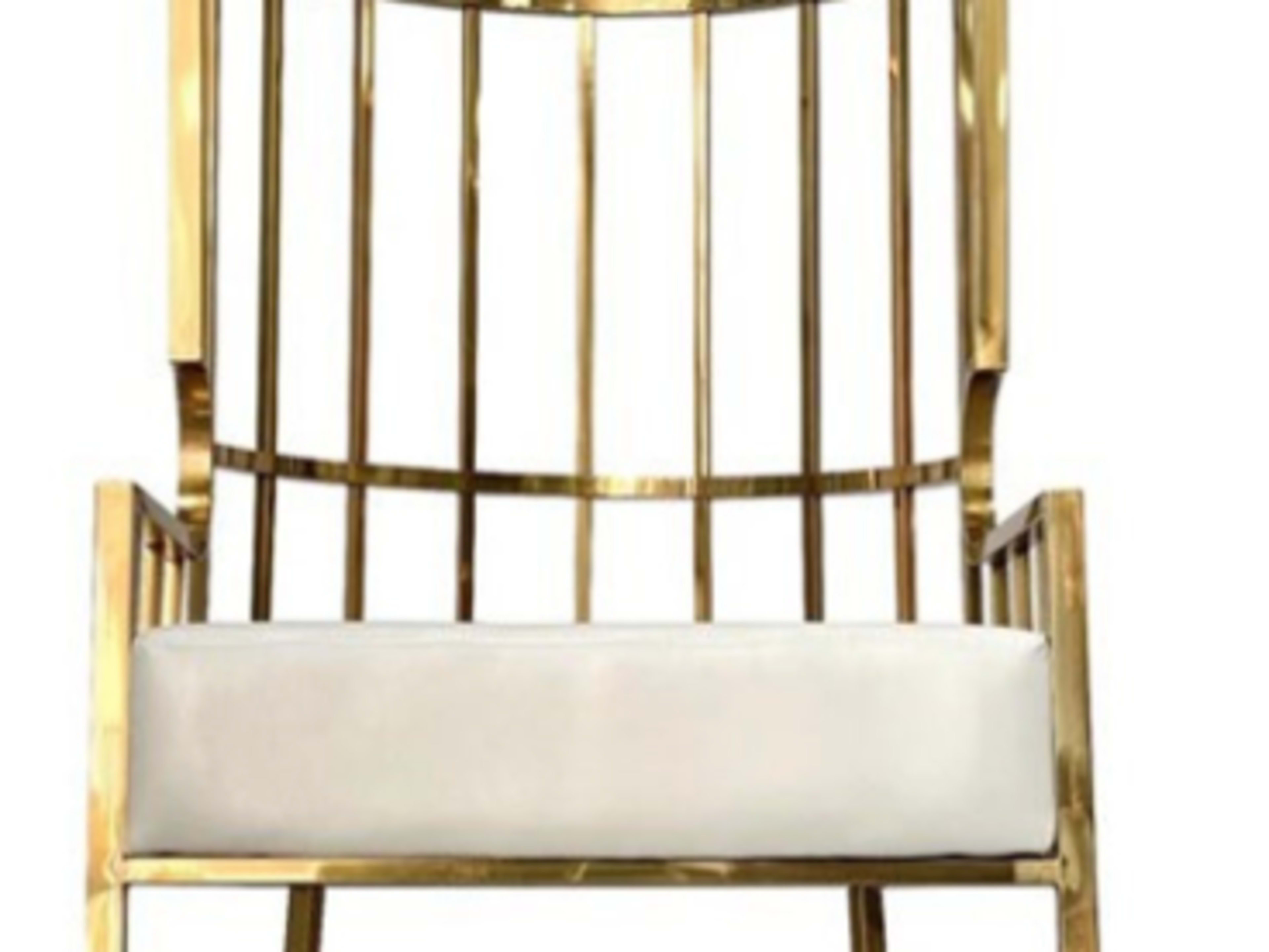 Gold Cage Chair