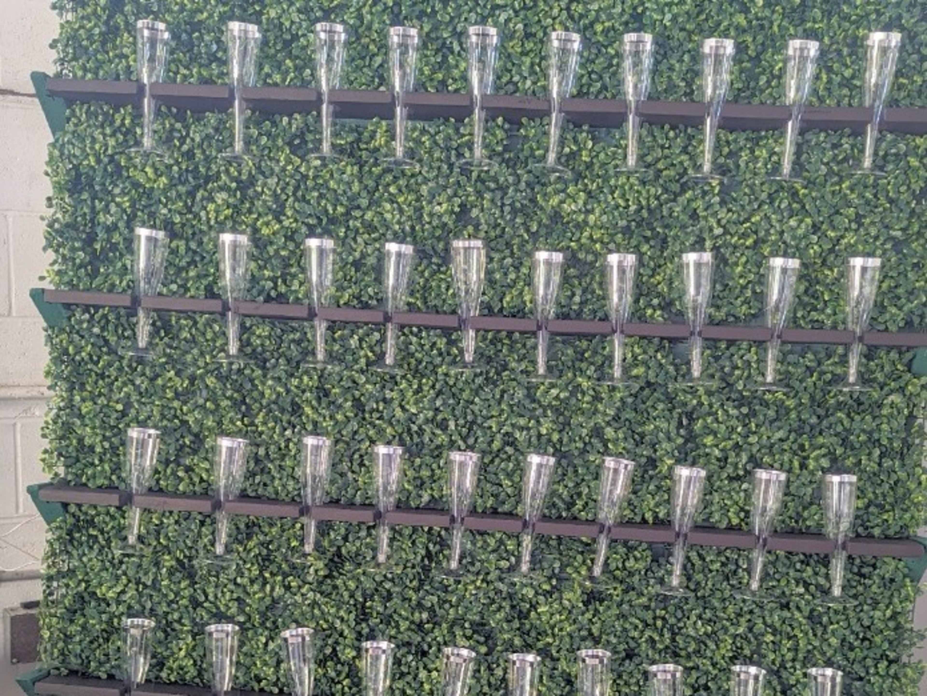 Champagne Flute Wall 