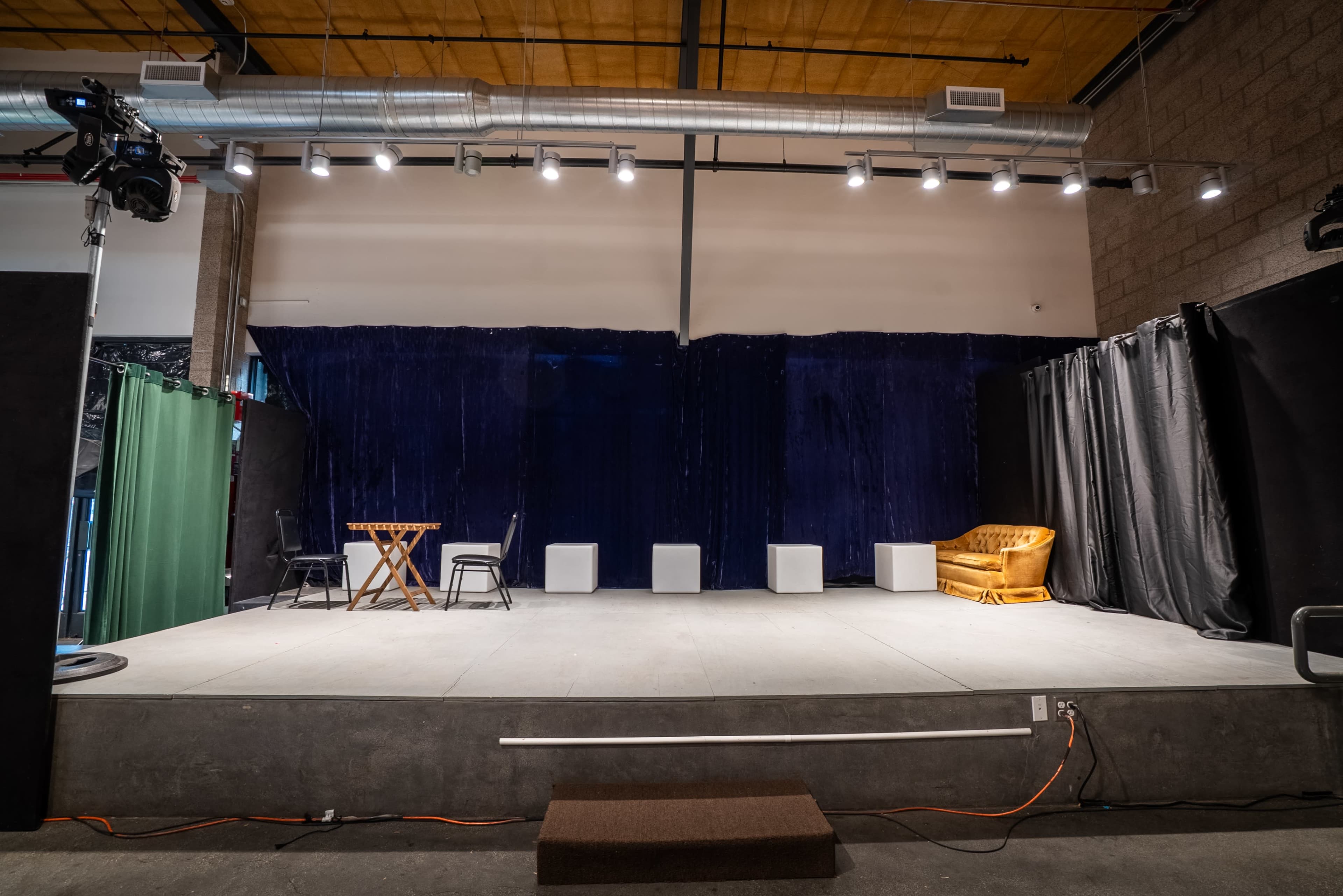 Spacious Industrial 99-Seat Theatre with High Ceilings for Filming, Screening, Performances & Events Image in Hollywood, Los Angeles, CA