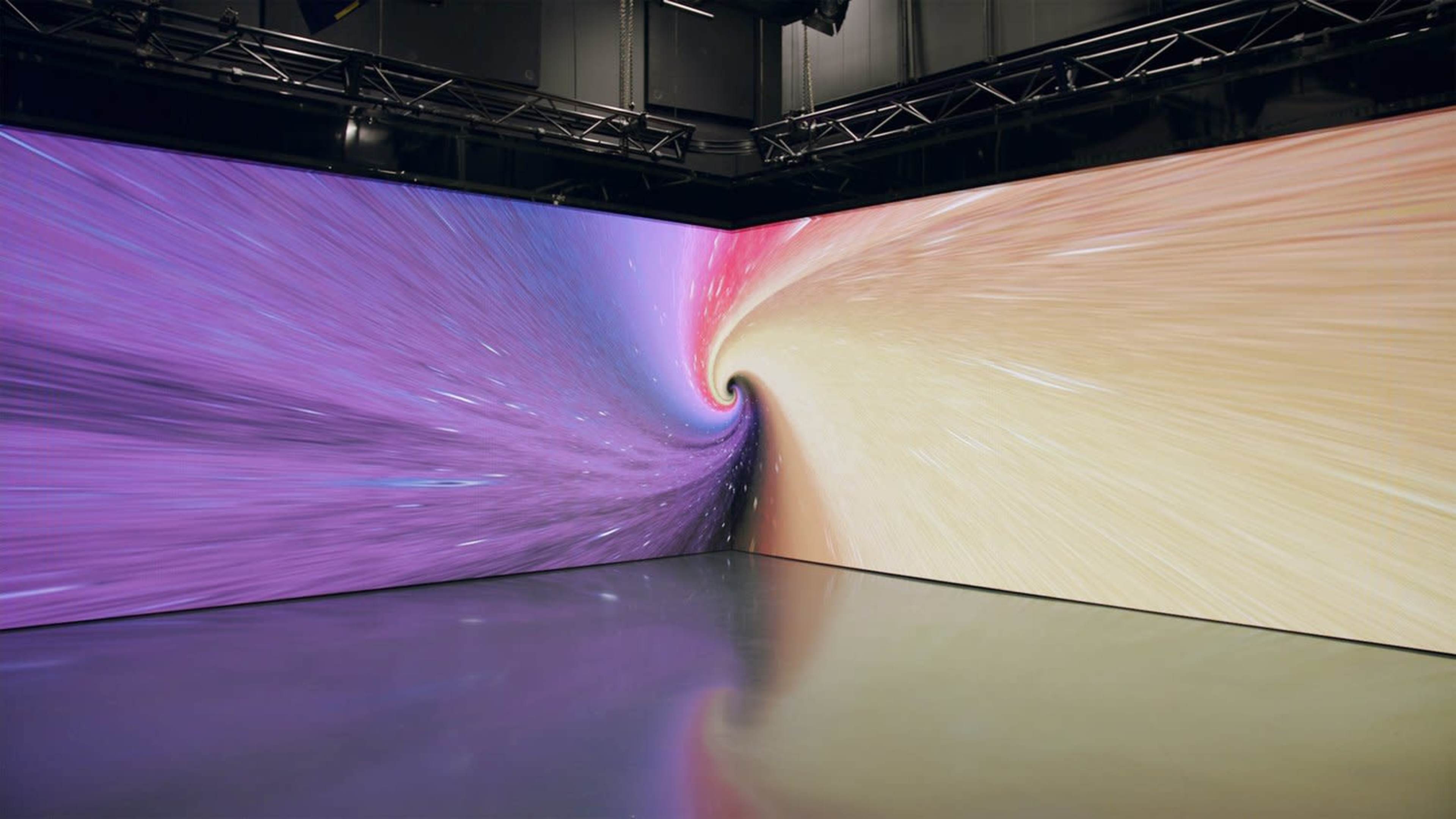 Versatile Blank Canvas Production Studio with Dual LED Screens & White Cyclorama Image in Norwest, Norwest, NSW