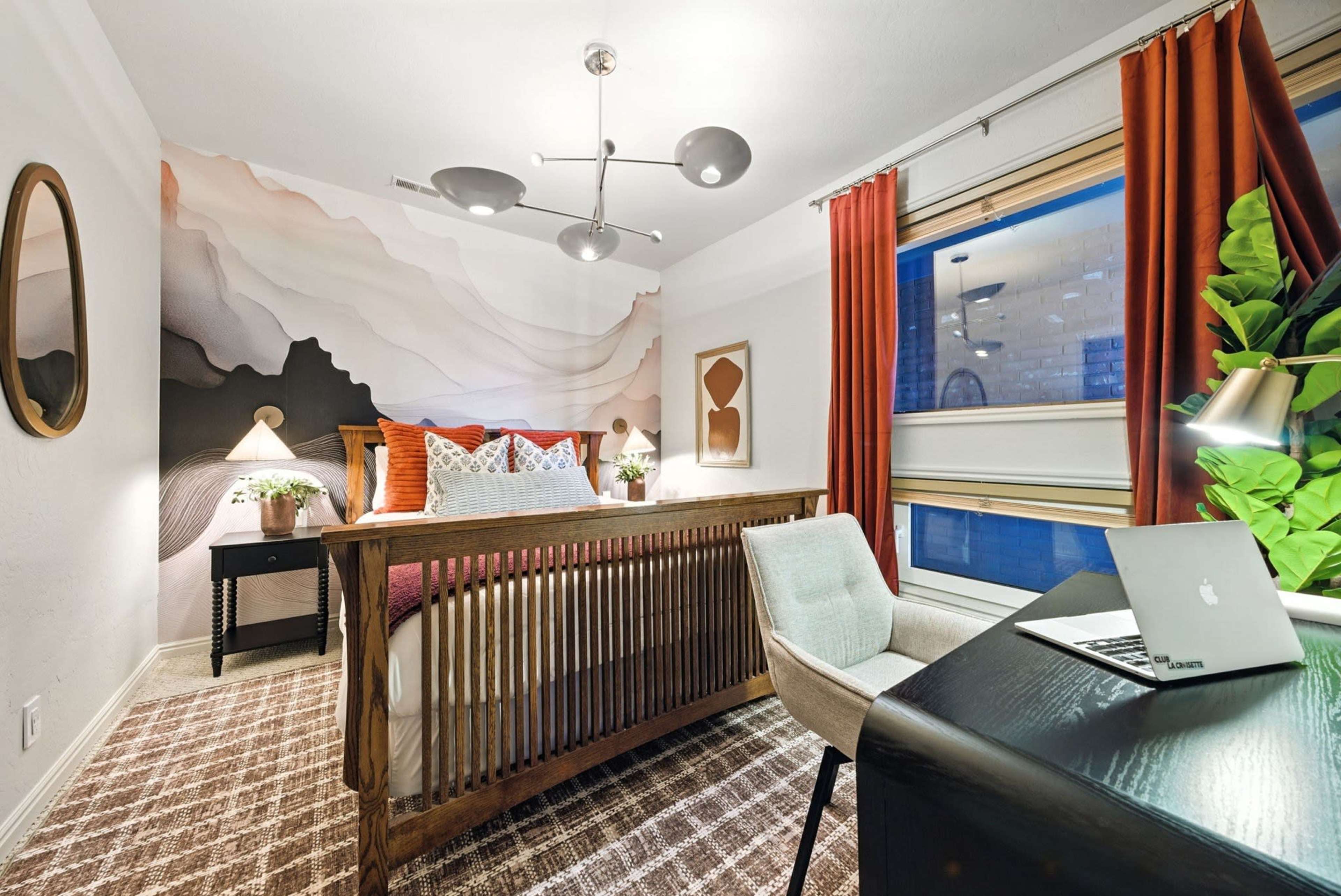 Color-Drenched Retro Ski Condo with a Chairlift Deck, Old Town Park City Image in Park City, Park City, UT