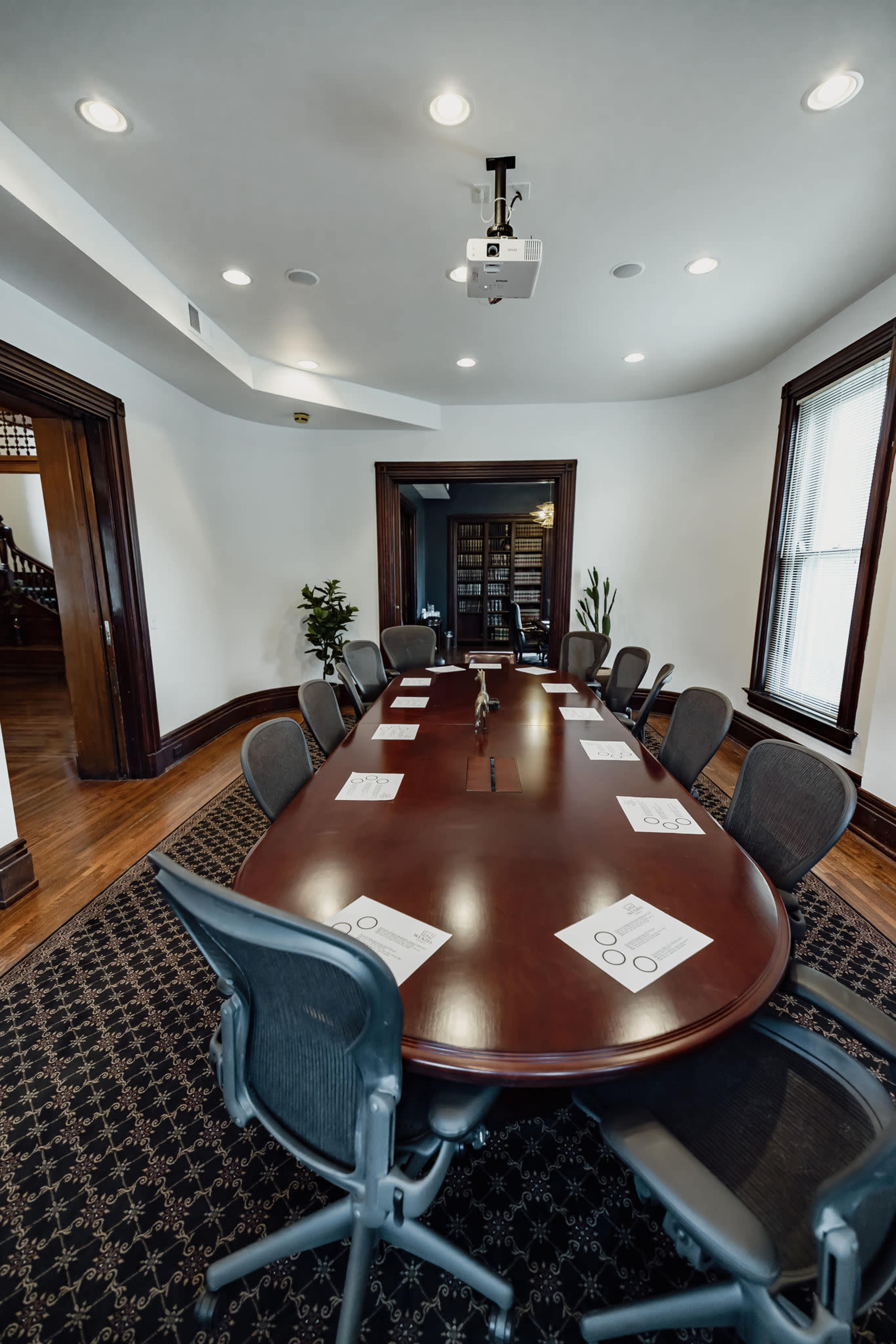 Downtown Boardroom with beautiful Solarium in historic mansion Image in Licking Riverside, Covington, KY