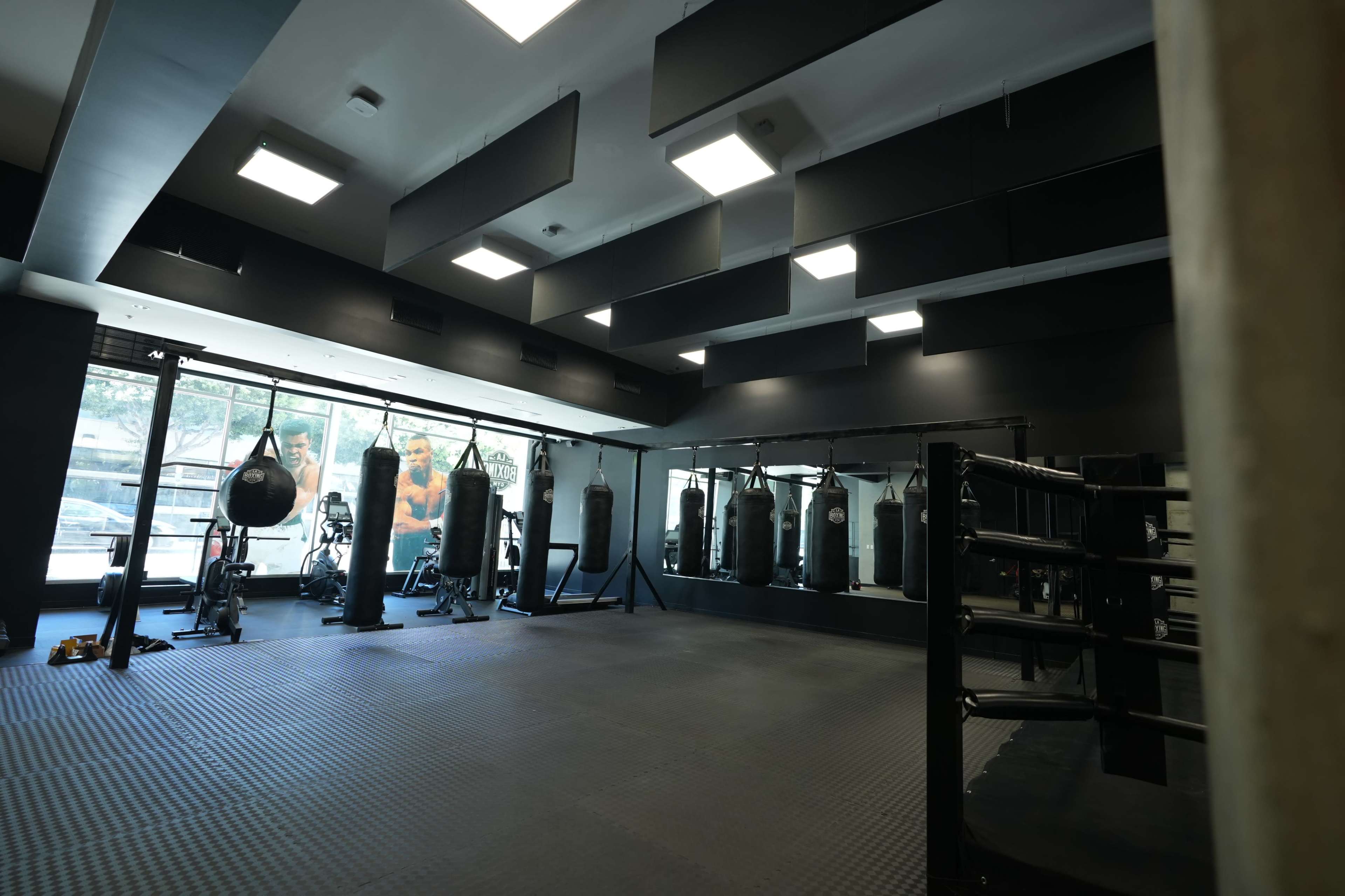 Sleek Industrial Boxing Gym Image in Downtown Los Angeles, Los Angeles, CA