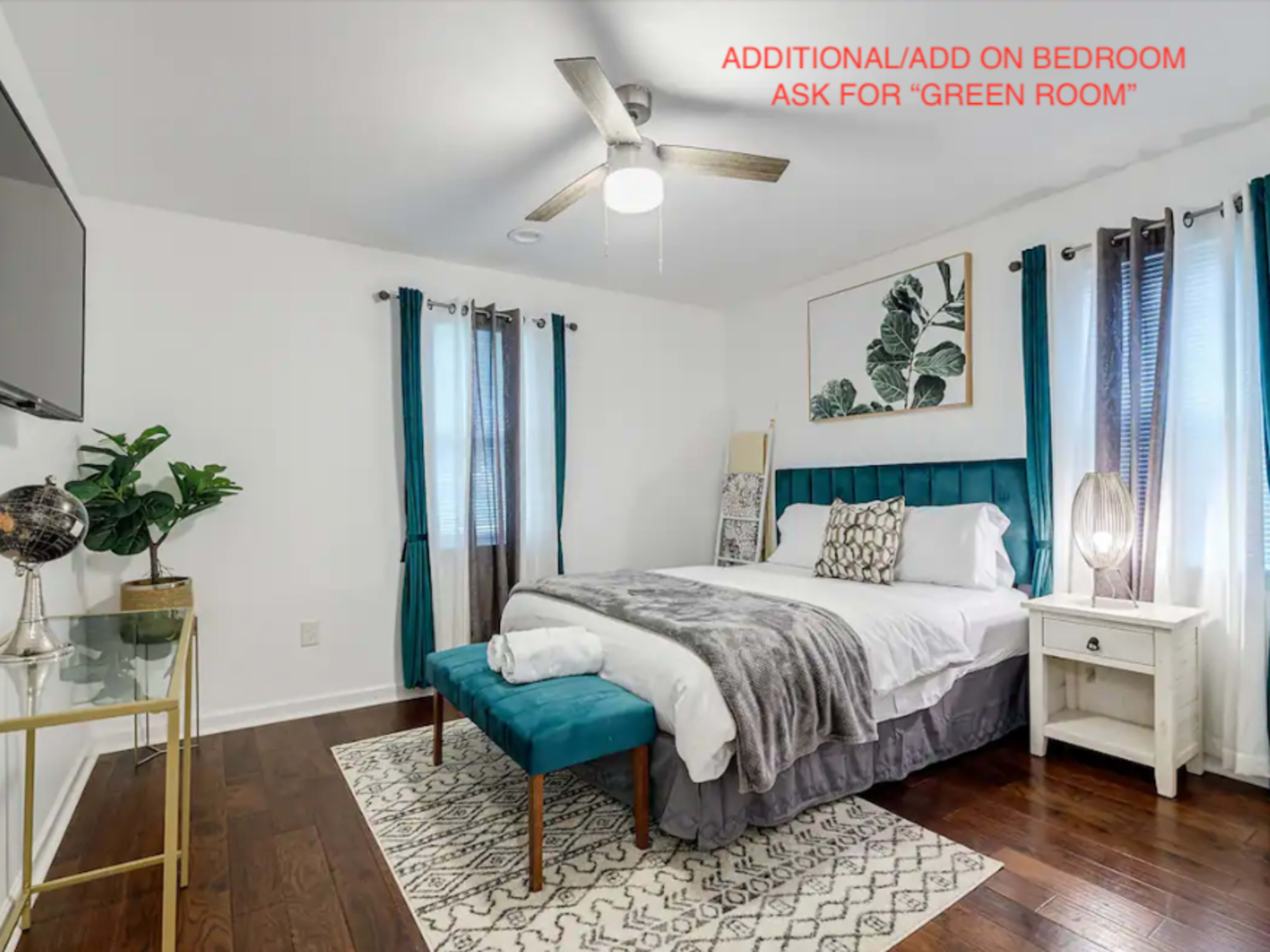 Additional Bedroom - Green Room