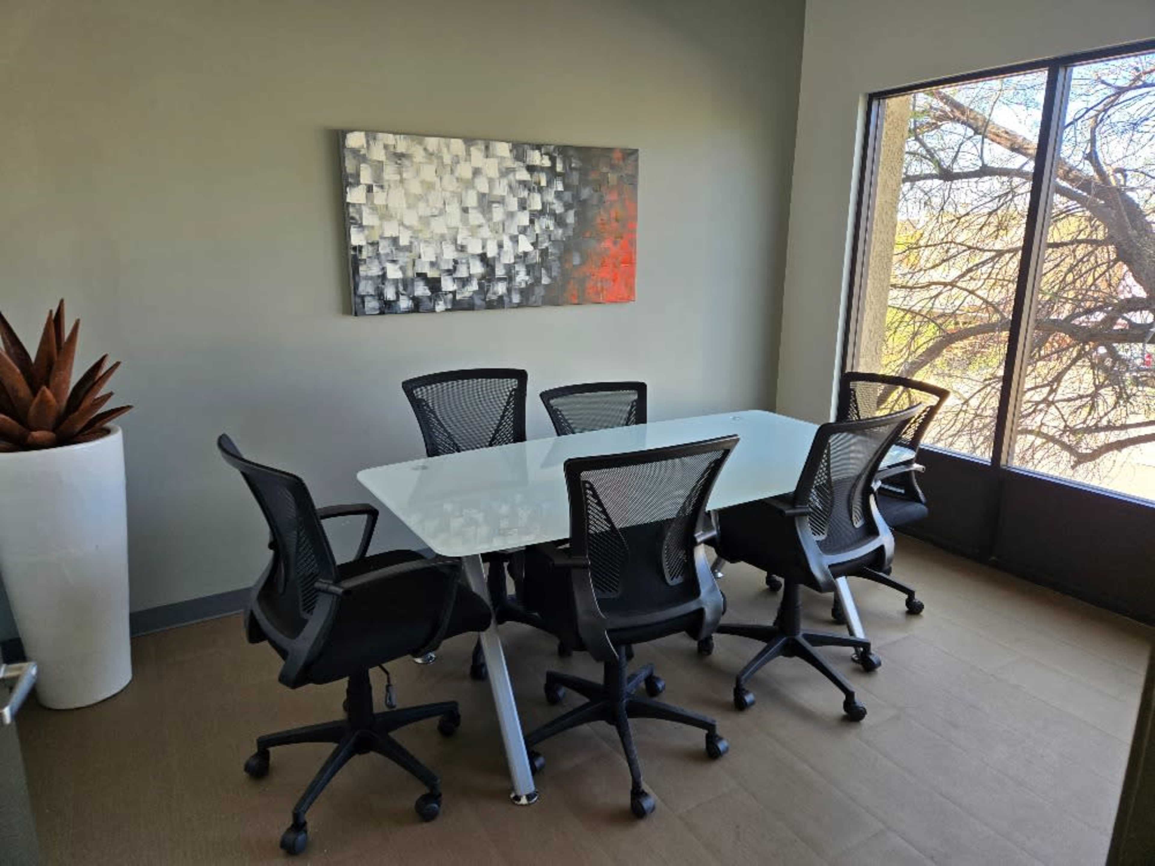 Co-working space/small conference room