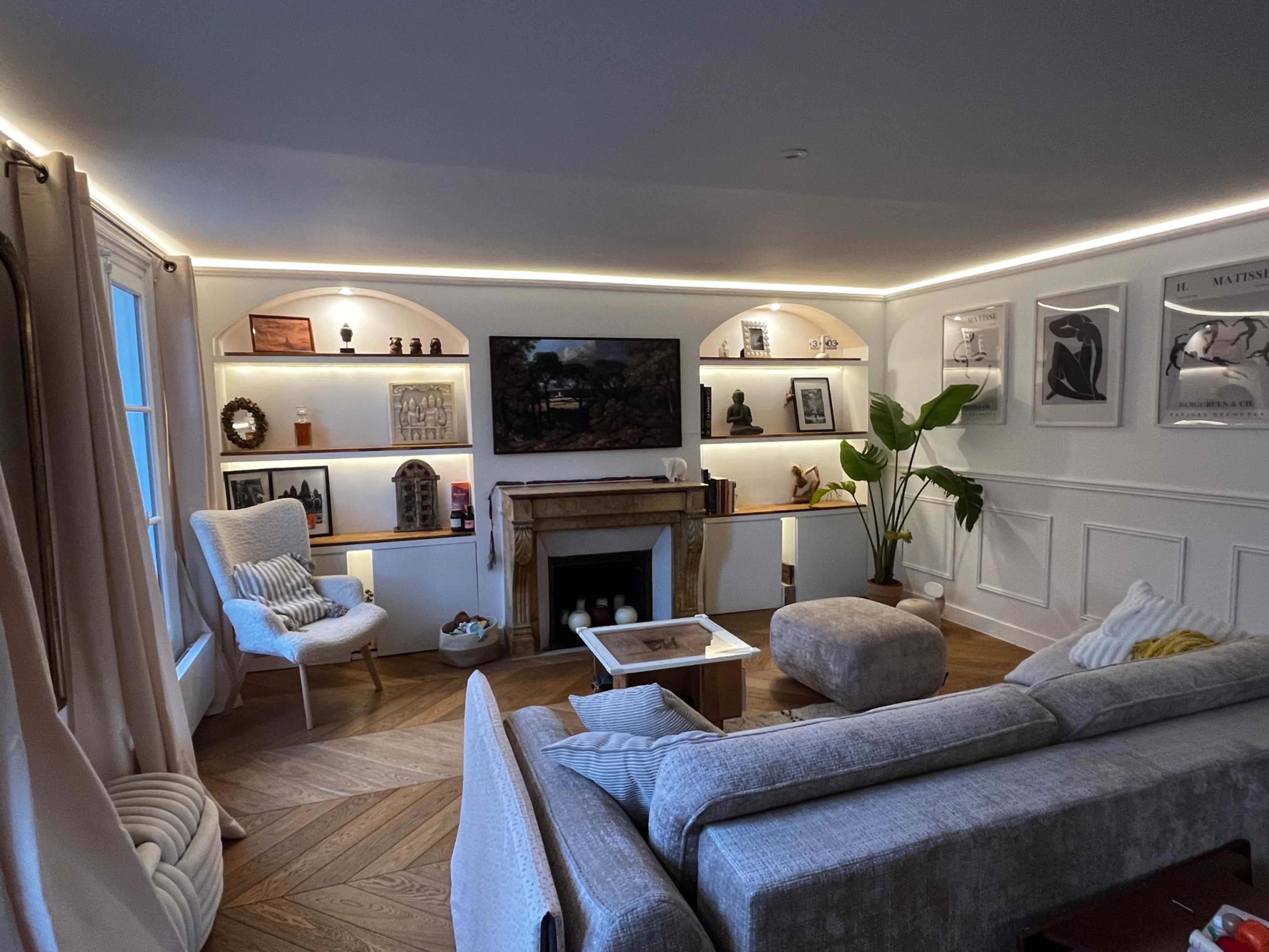 Appartement haussmannien modernisé Paris 8e – Shooting & tournage Image in Madeleine, Paris