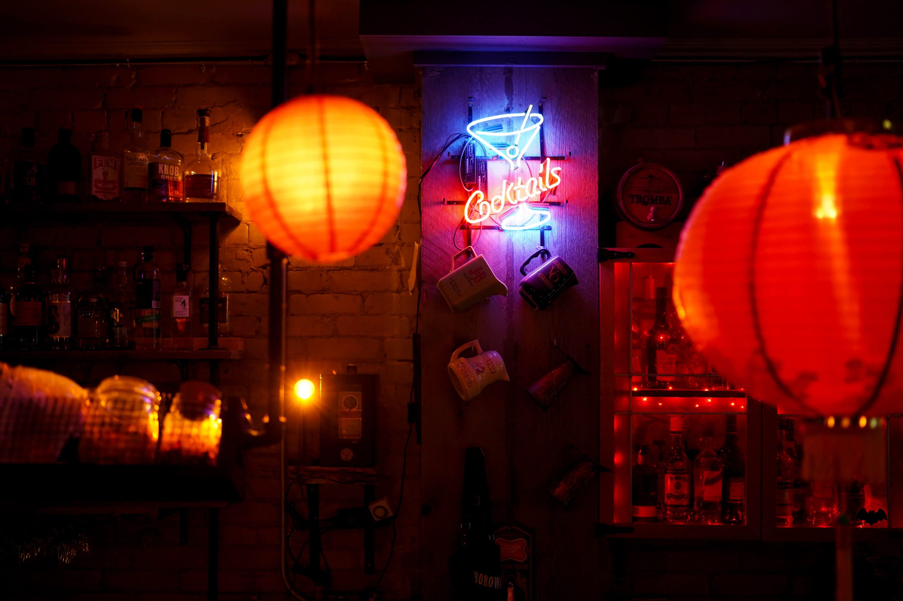 Asian fusion cocktail bar with great atmosphere for birthday party, network functions, engagement party, photoshoot and etc. Image in Little Portugal, Toronto, ON