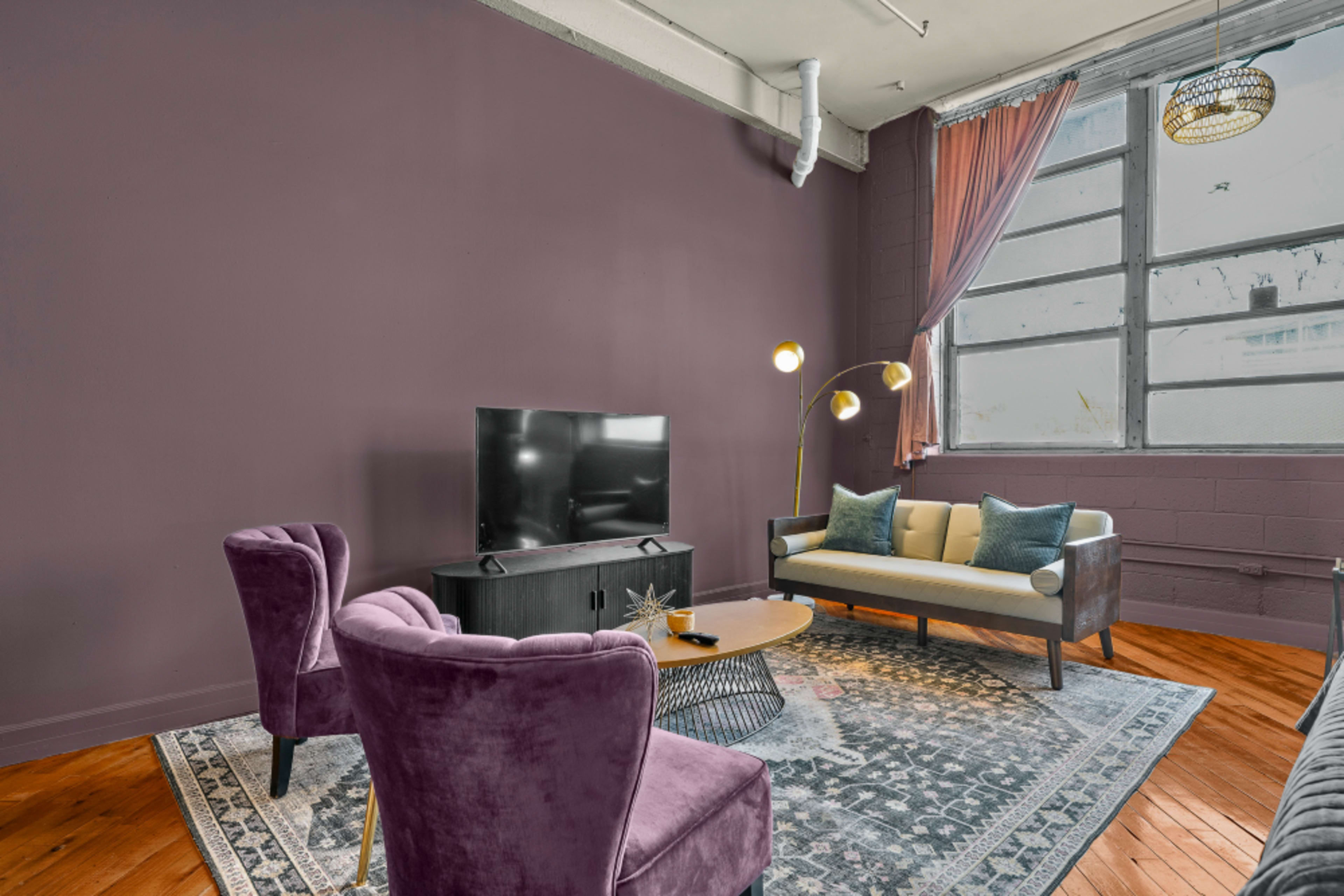 Dark, Moody, & Alluring Loft Image in Corktown, Detroit, MI