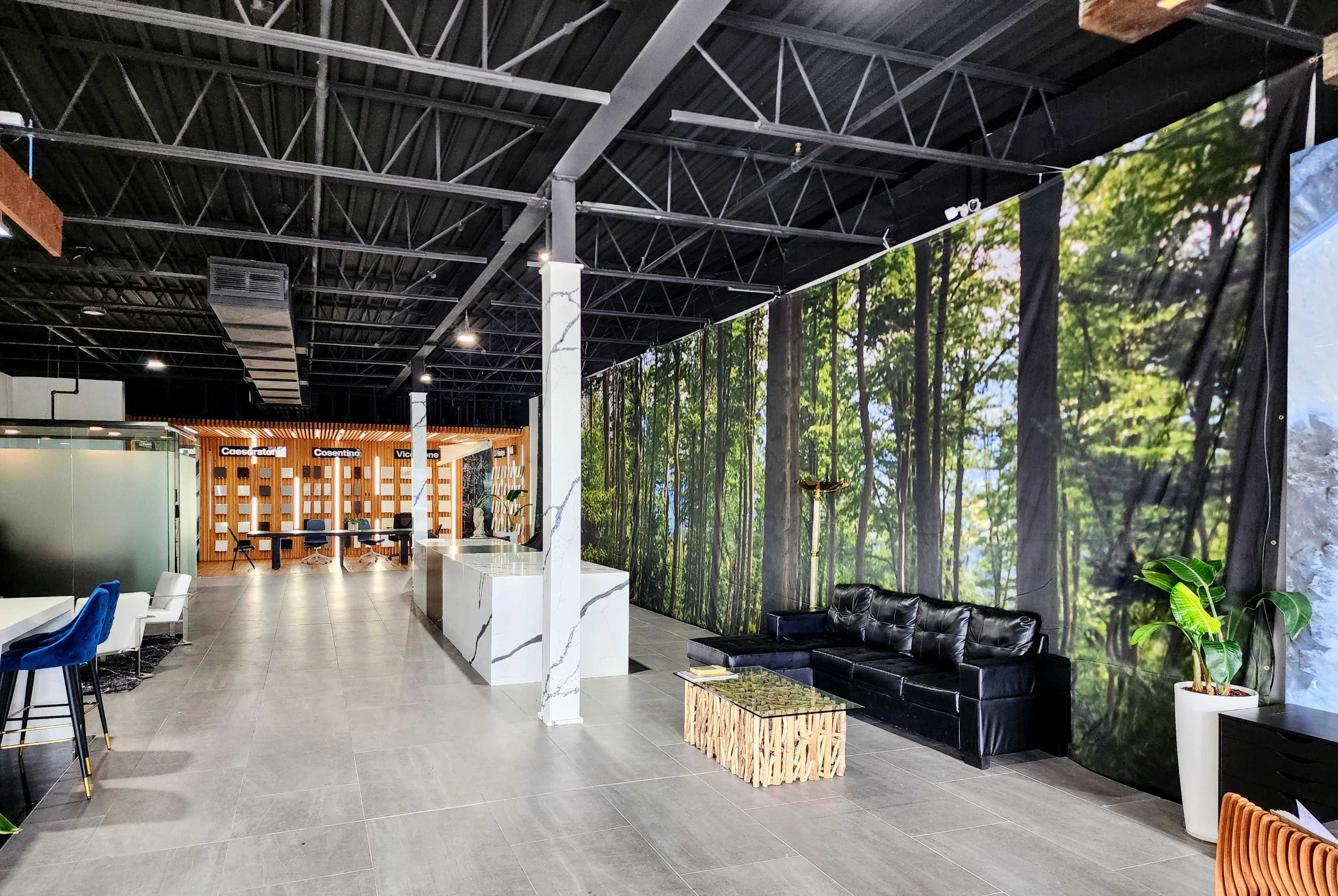 Centrally located high end modern retail showroom Image in Dixie, Mississauga, ON