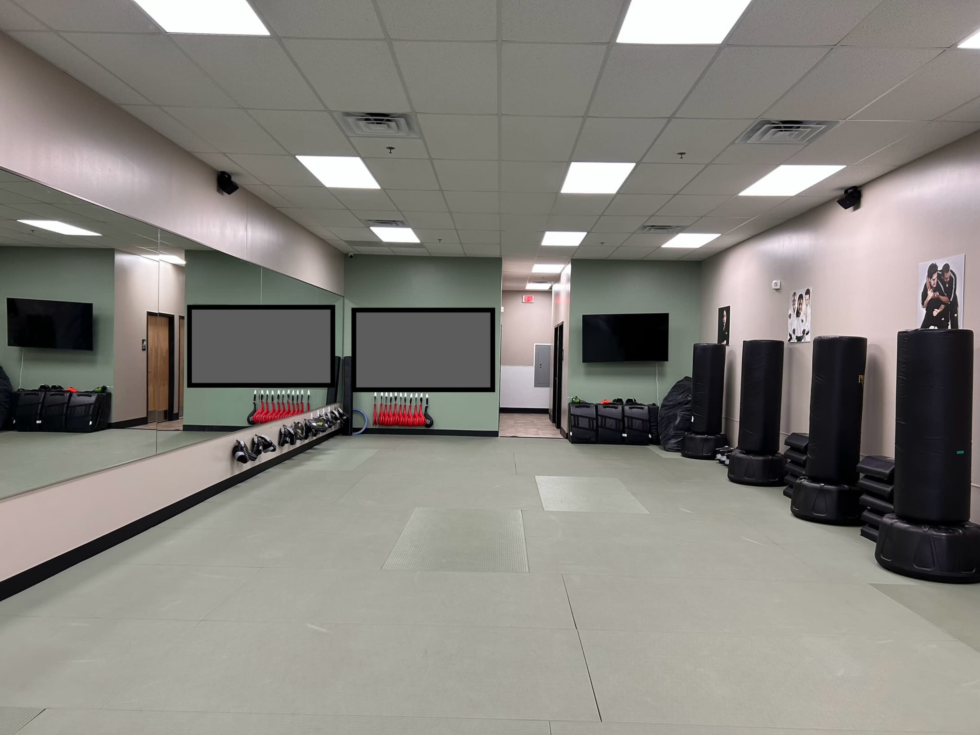 Centrally located Yoga/Pilates/Meditation/Kickboxing studio with mats Image in Addison, Addison, TX