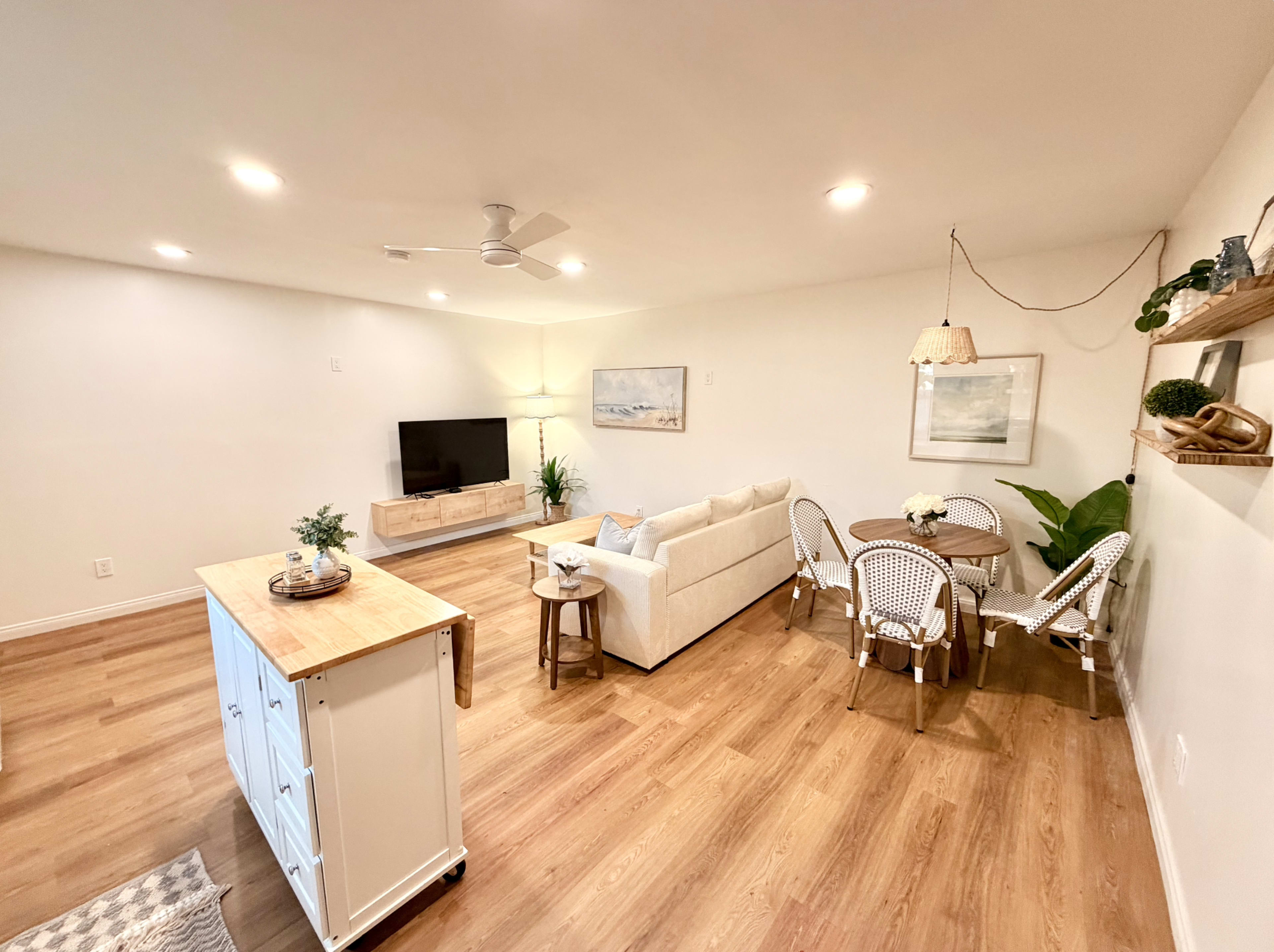 Light filled, coastal and beach themed hideaway perfect for photography. Image in El Camino Village, Gardena, CA