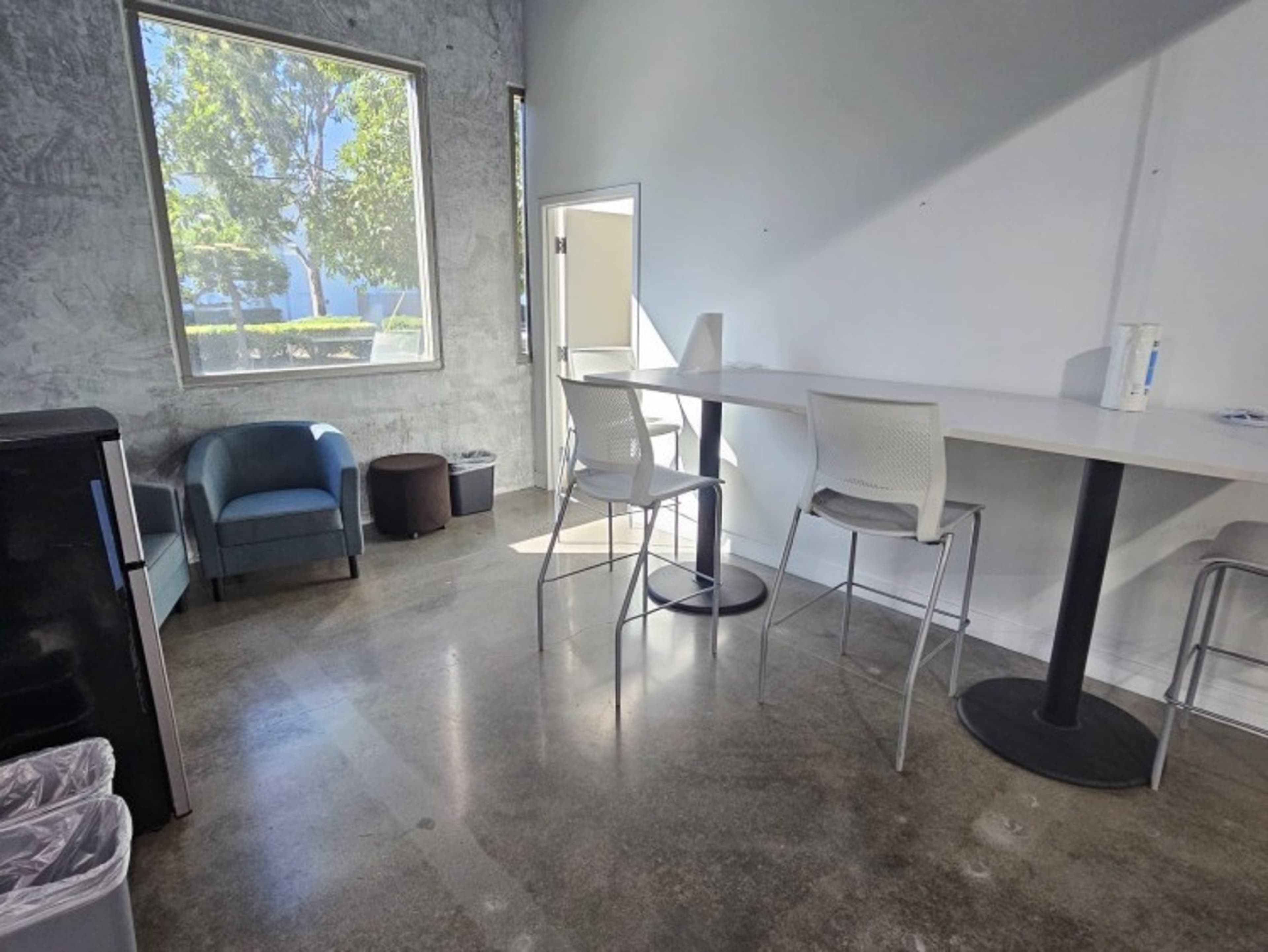 Modern Glass Break room
