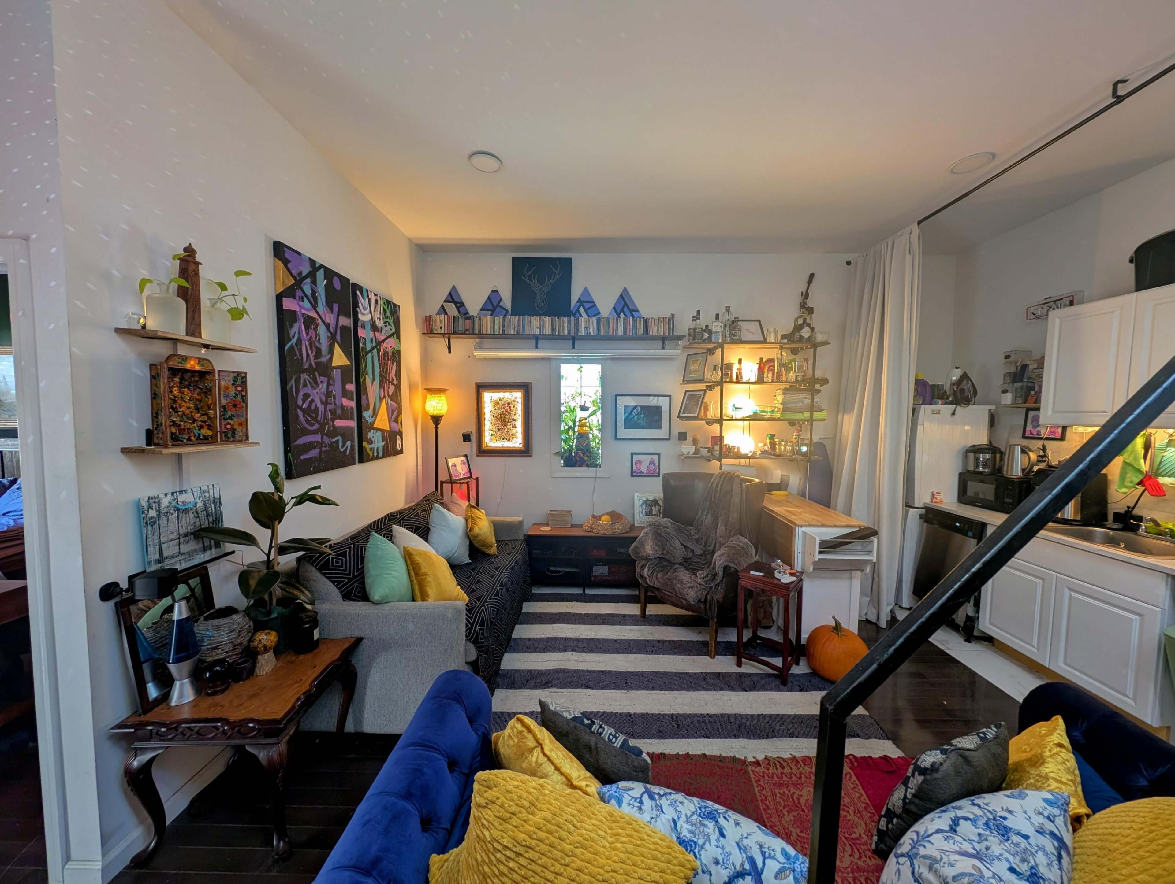 Bohemian Plant Filled Apartment Image in East Harlem, New York, NY