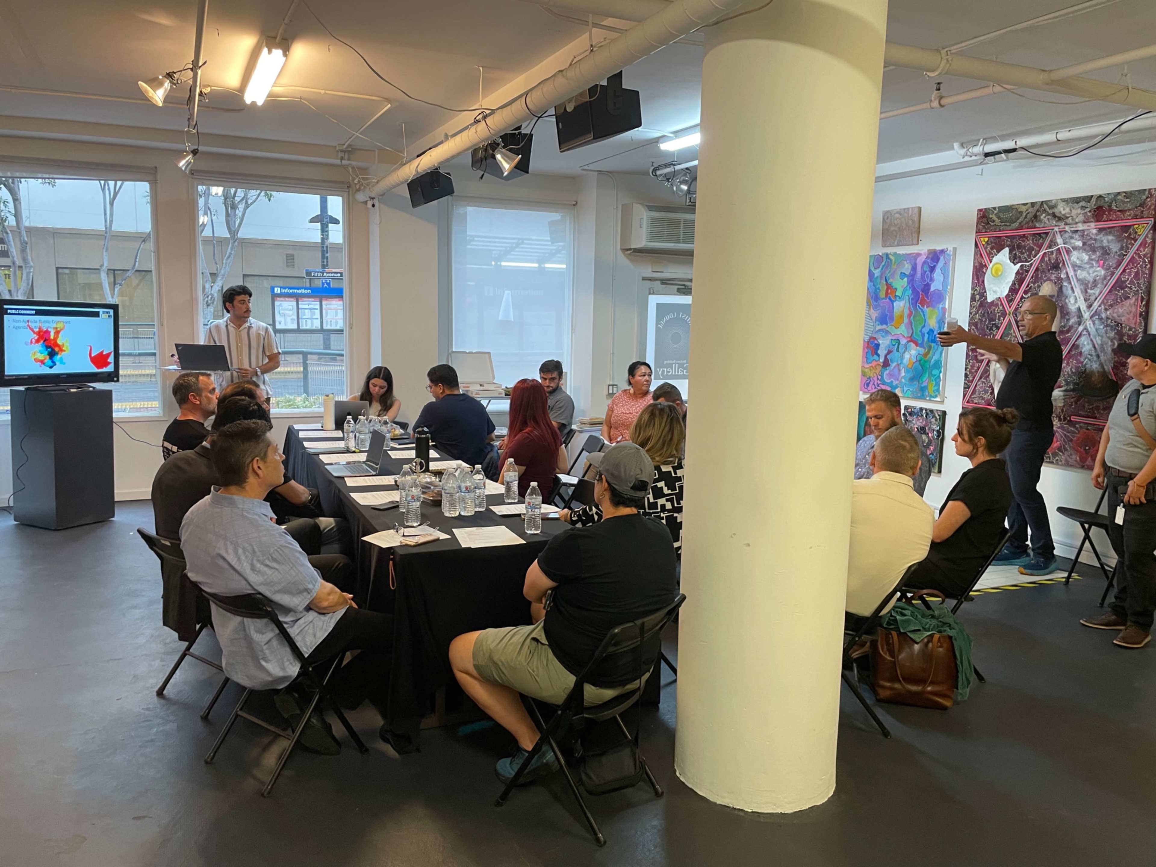 European Industrial Style Art Gallery Image in Downtown San Diego, San Diego, CA