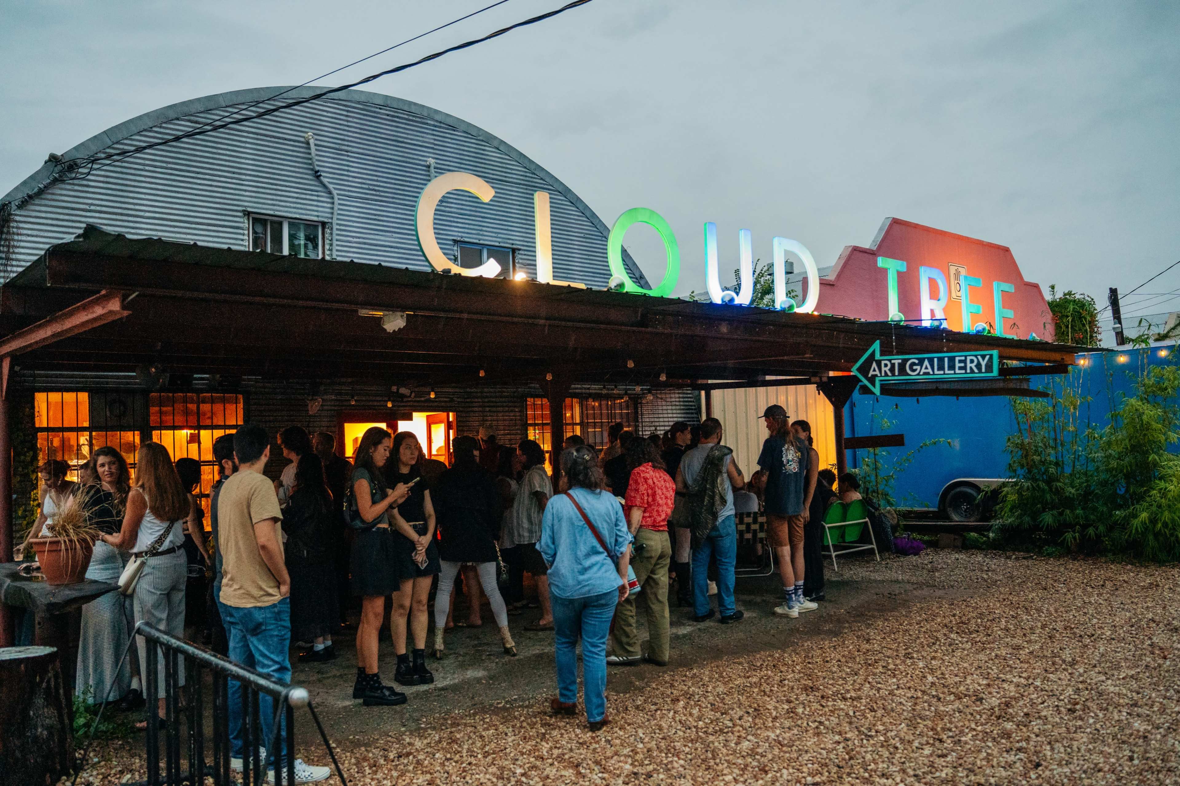 East Side Industrial Air Force Hanger Art Gallery Image in Govalle, Austin, TX