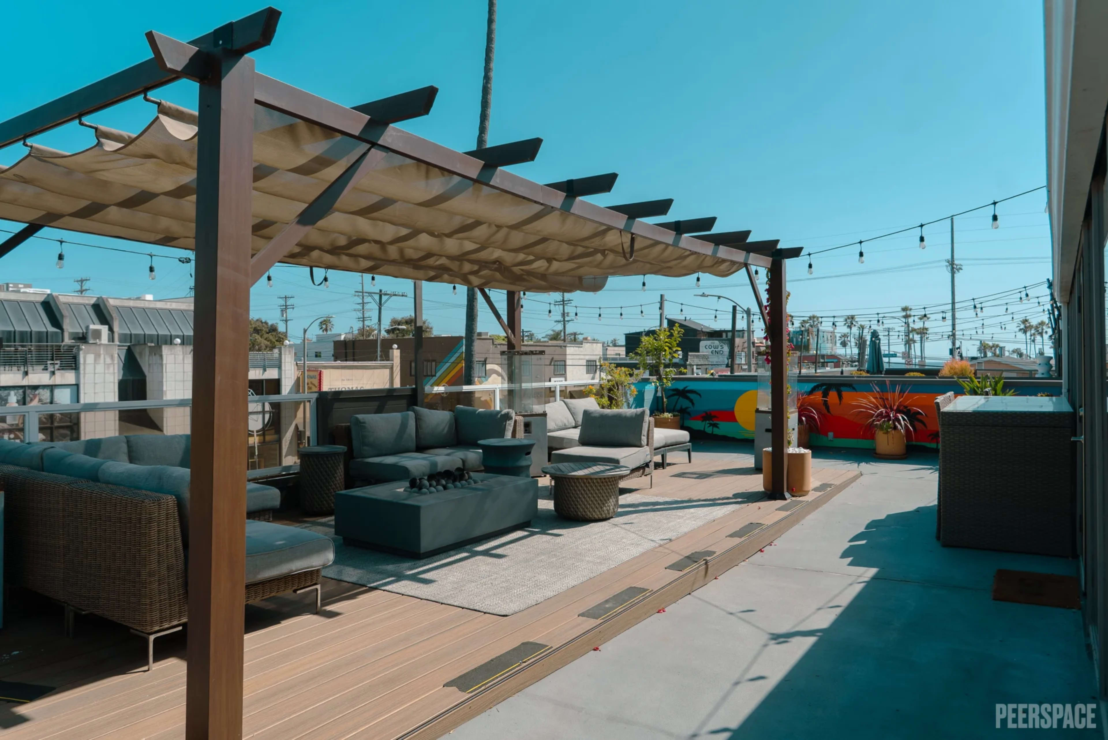Venice Rooftop and Indoor Lounge, Open-Air Third Floor with Ocean Views and Creative Energy Image in Venice, Marina Del Rey, CA