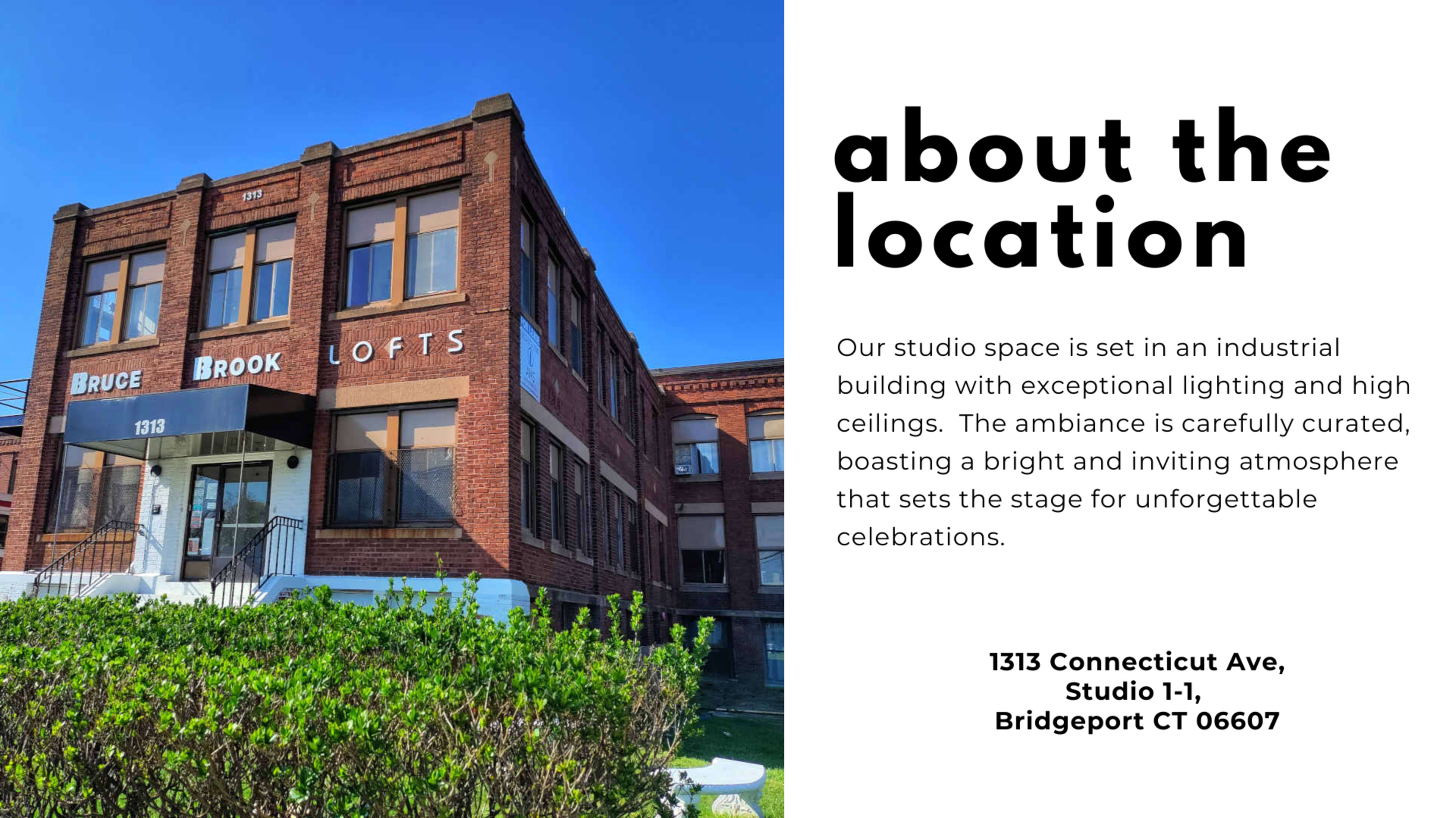 Industrial Building - Candle Bar & Studio + Event space rental Image in East End, Bridgeport, CT