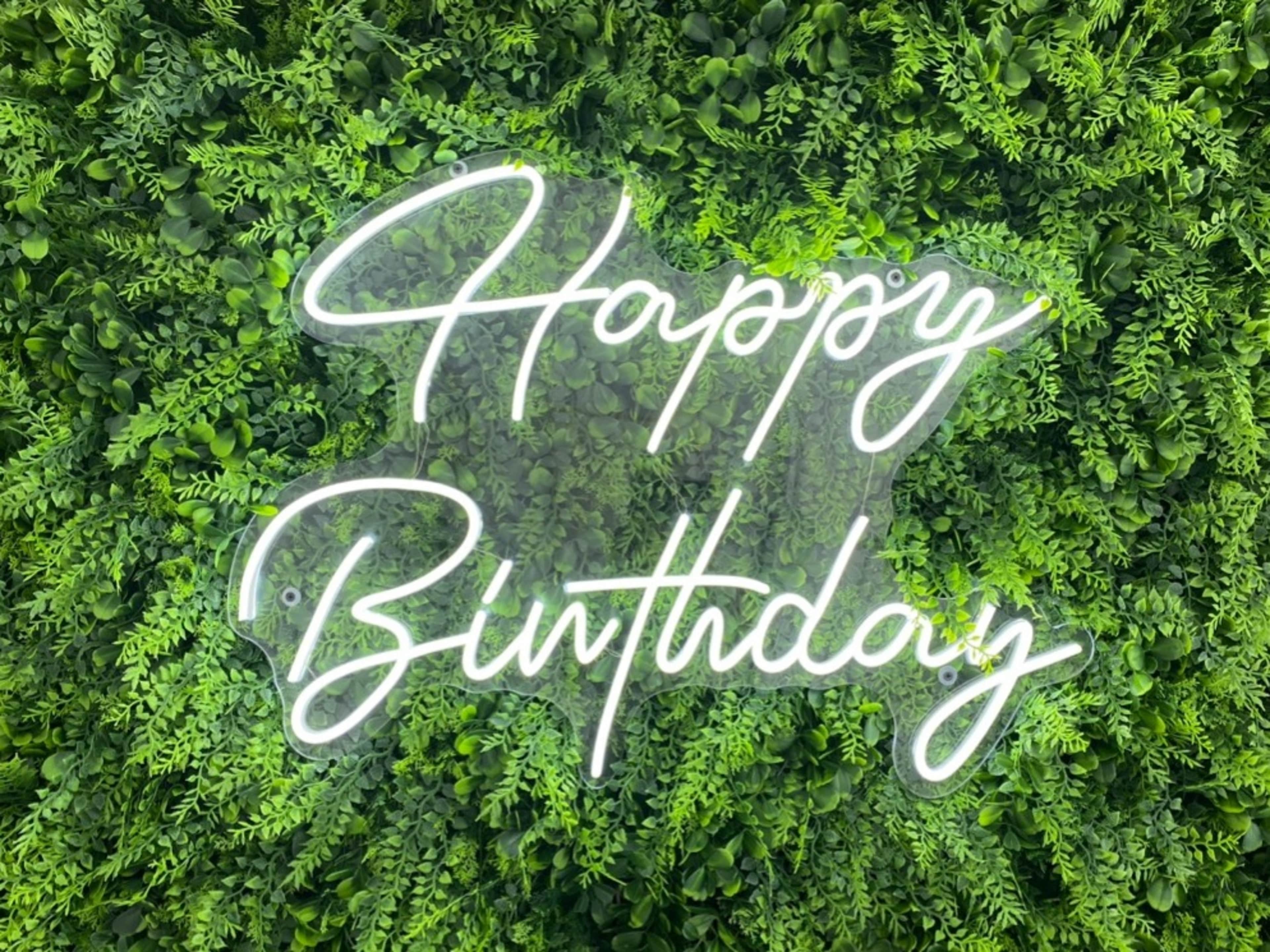 Happy Birthday Neon sign