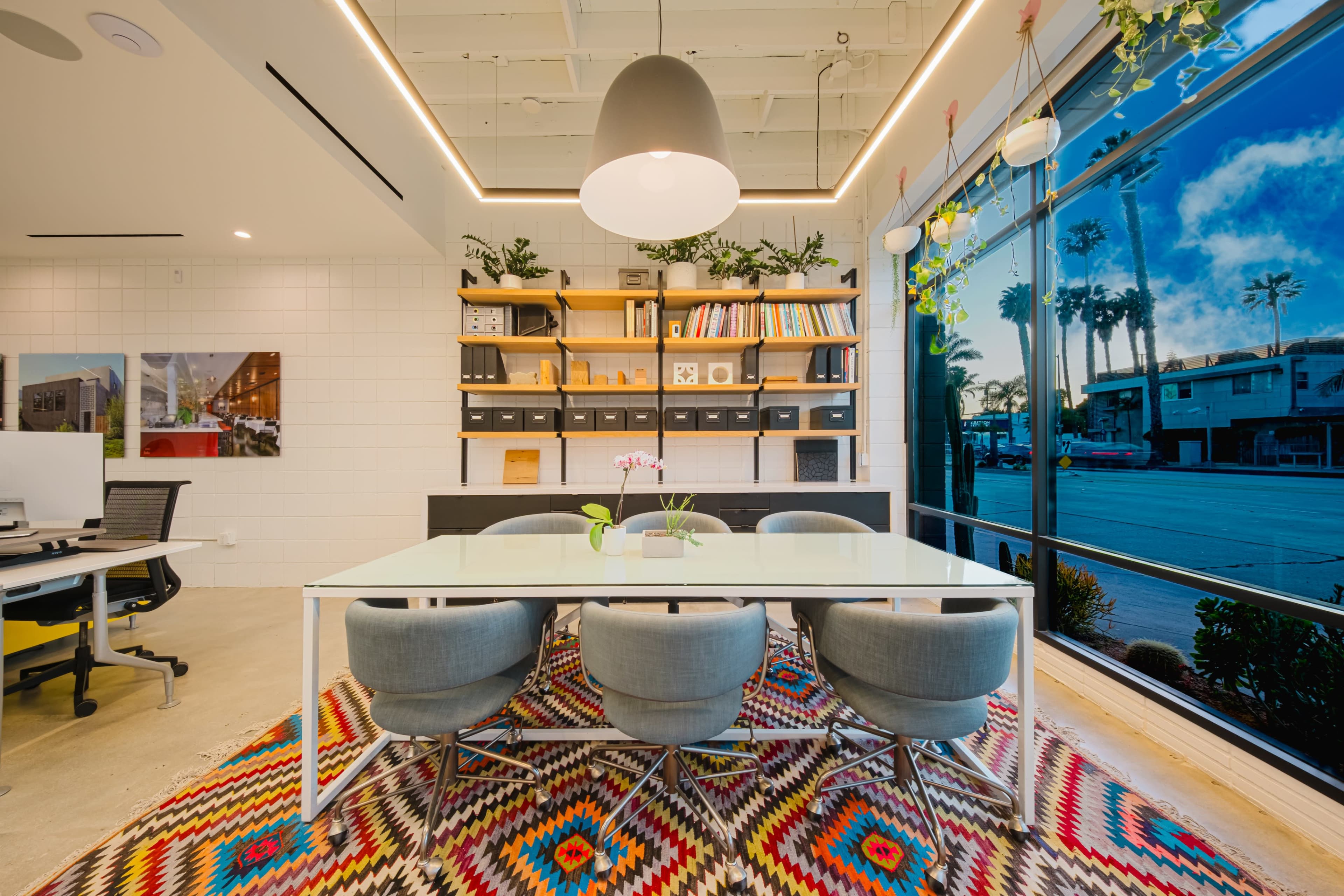 COLOR-RICH CREATIVE OFFICE WITH RETRO WARMTH Image in Culver - West, Los Angeles, CA