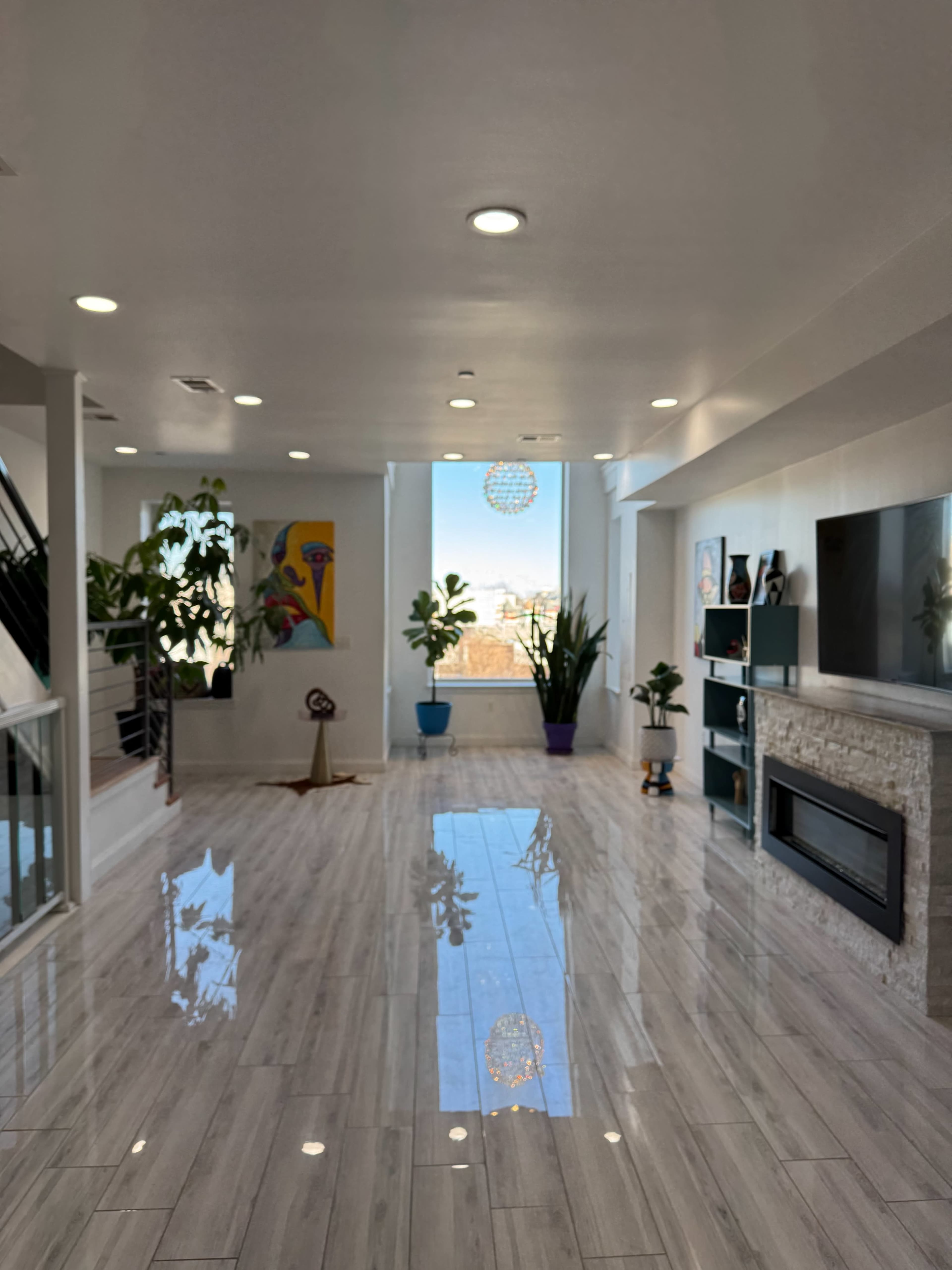 Eclectic  Art Gallery in Uptown DC Rowhouse Image in Northwest Washington, Washington, DC