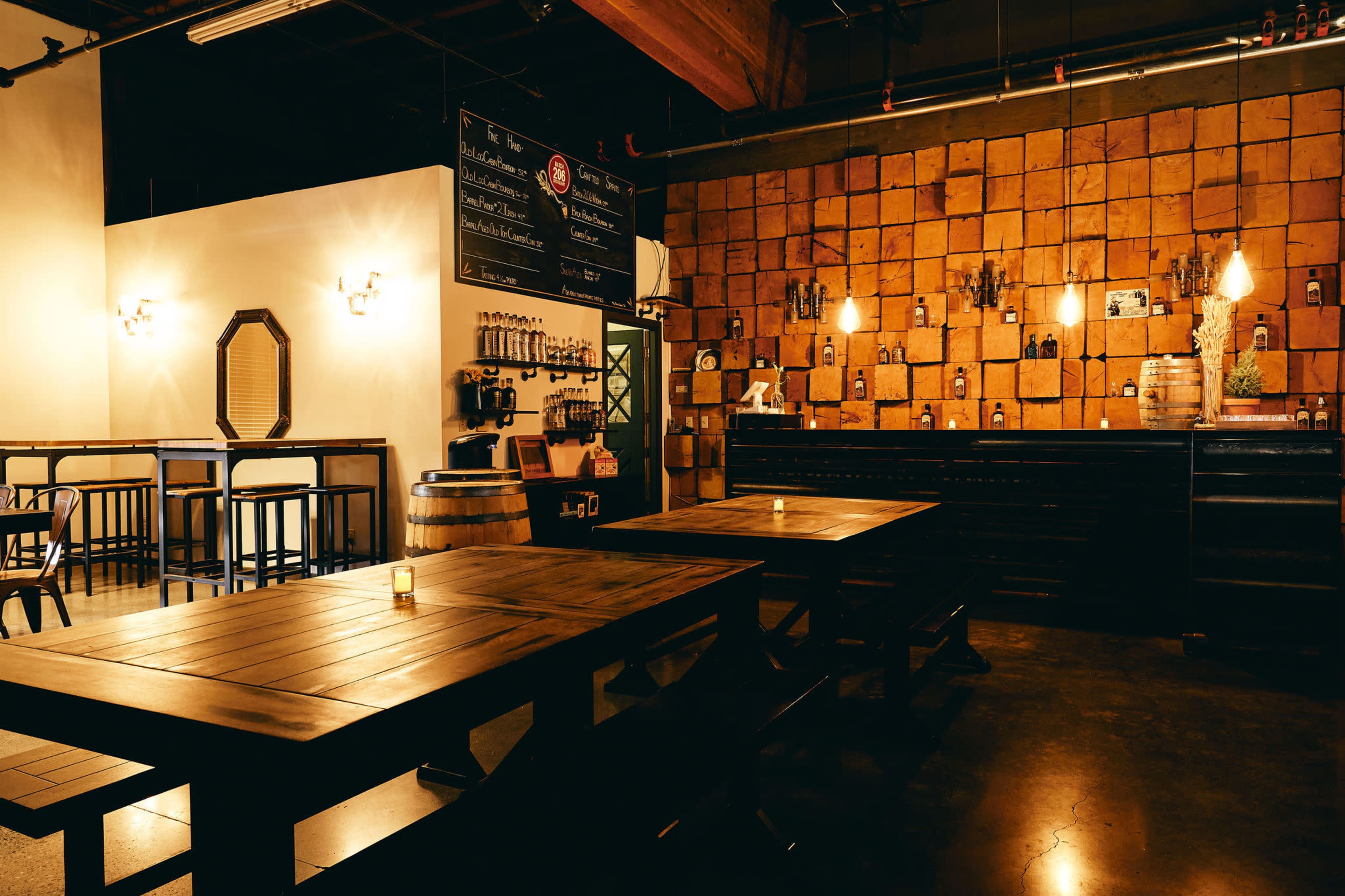 Warm & Spacious Distillery & Tasting Room Image in Interbay, Seattle, WA