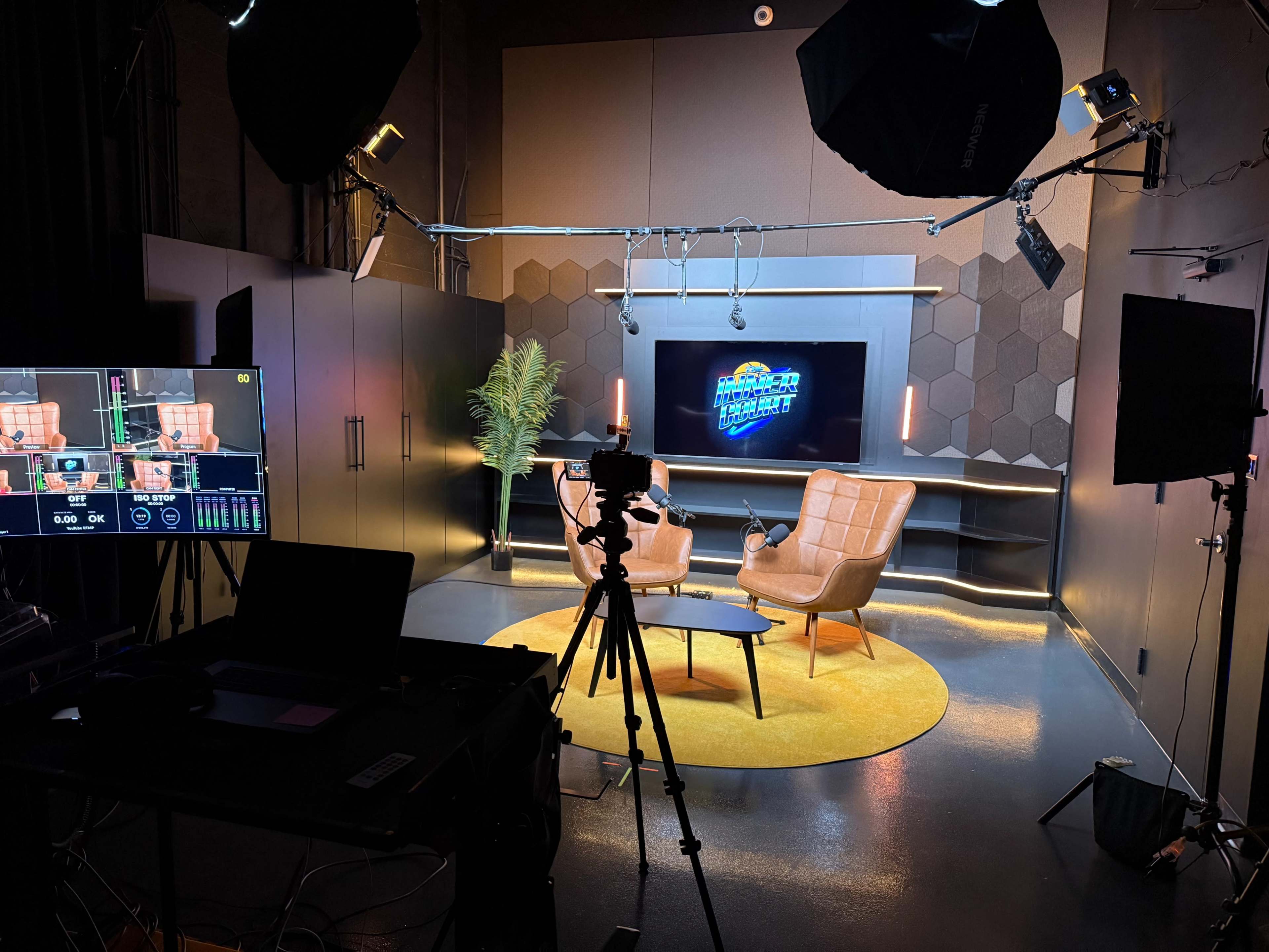 Modern Podcast Studio + A/V Tech Image in Miami Springs, Miami Springs, FL