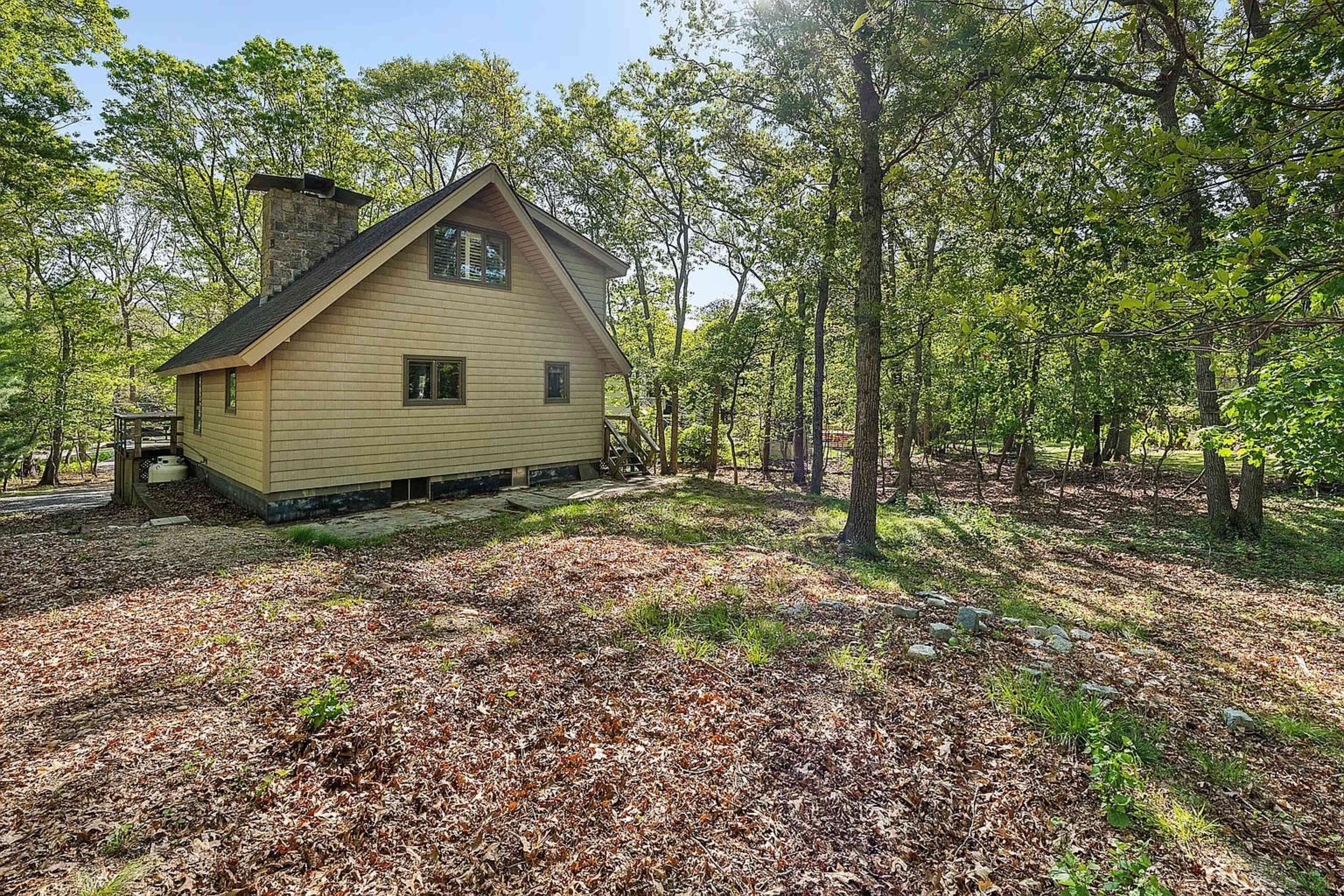 Rustic 1970s Cabin in the East Hampton Woods Image in East Hampton, East Hampton, NY