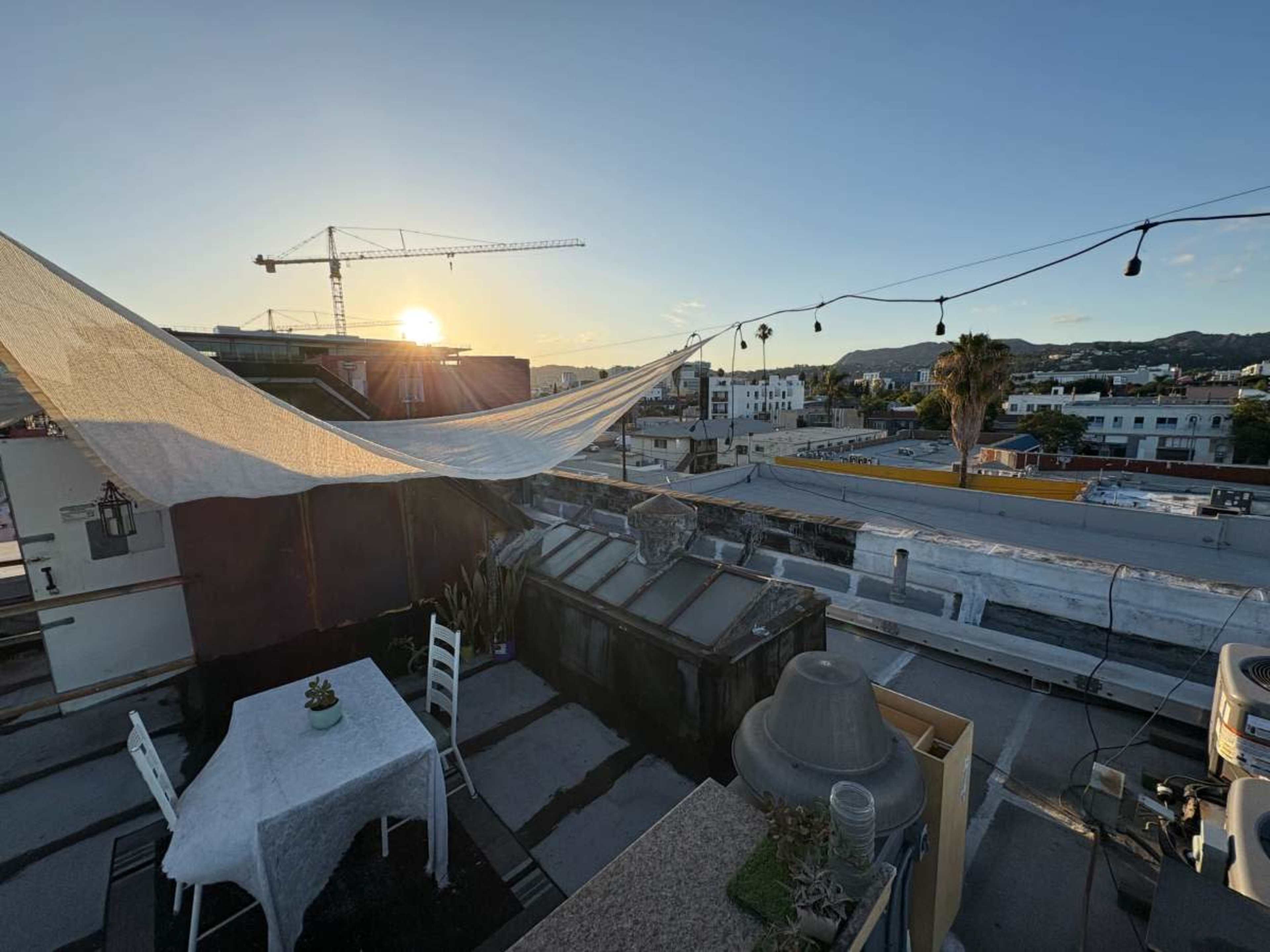 Hollywood Rooftop with stunning views of the iconic Hollywood Hills and DTLA Image in Hollywood, LOS ANGELES, CA