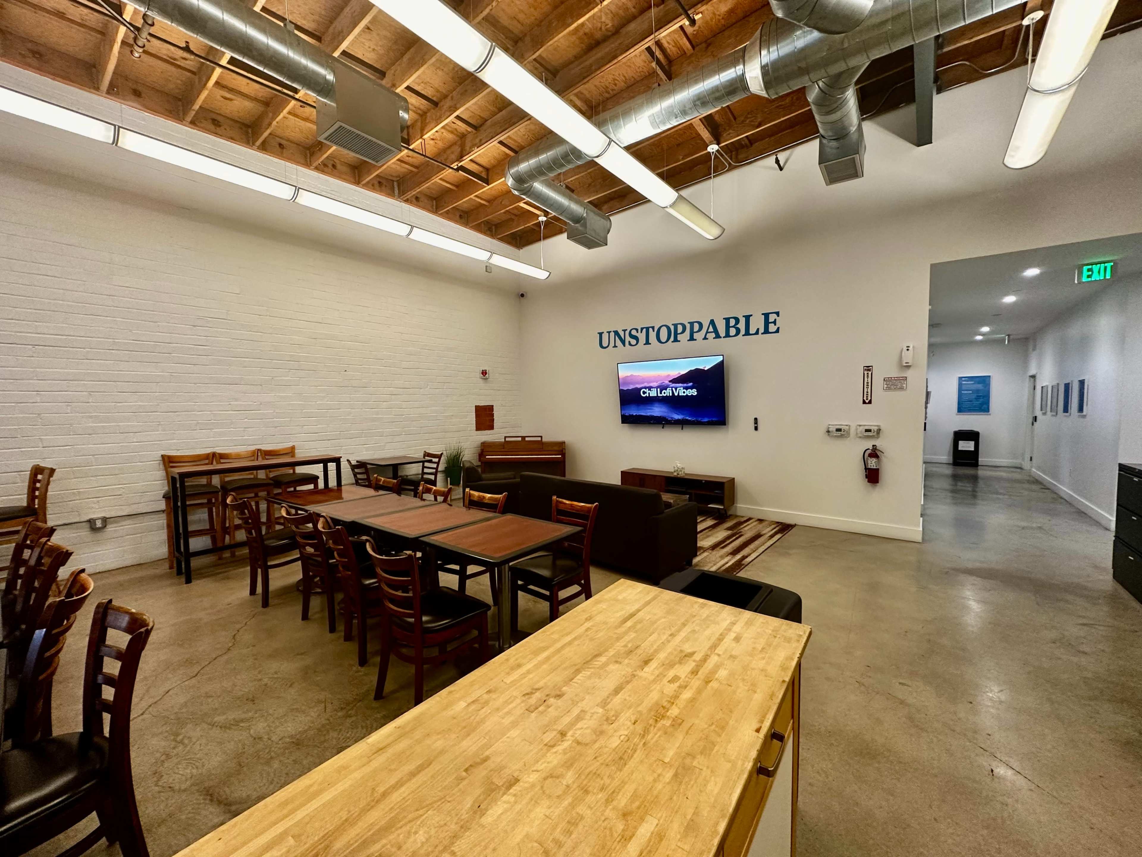 Culver City location with an industrial downtown vibe.  Industrial space with a stage, kitchen area and office hub. Image in Culver - West, Culver City, CA