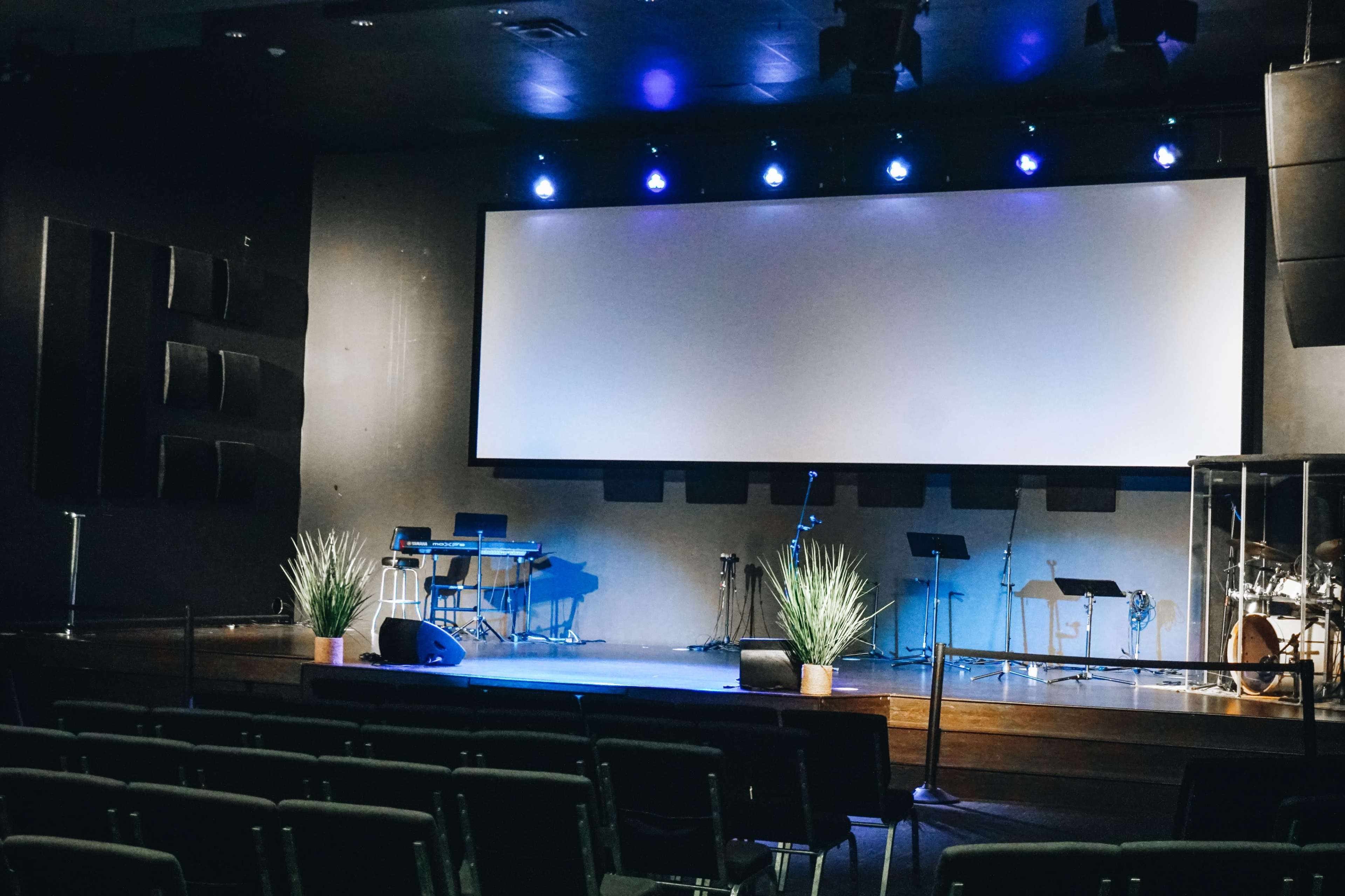 Doral Event Space with Stage, Seating & Sound – Auditorium Image in Doral, Doral, FL