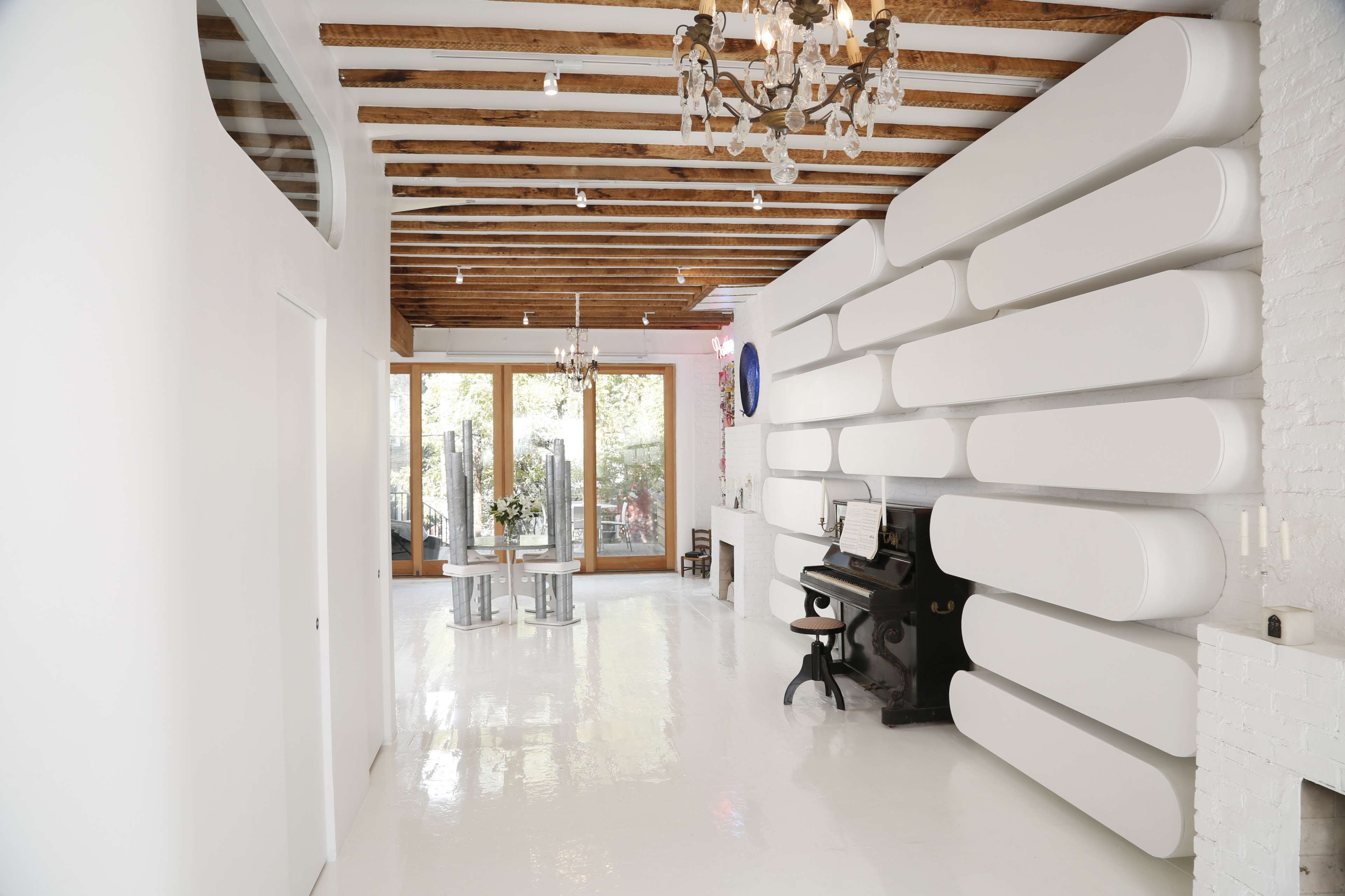 'Triplex with Glass/Deck Terrace and Natural Pond Garden with 2 Water Fall.' Image in Stuyvesant Heights, BROOKLYN, NY