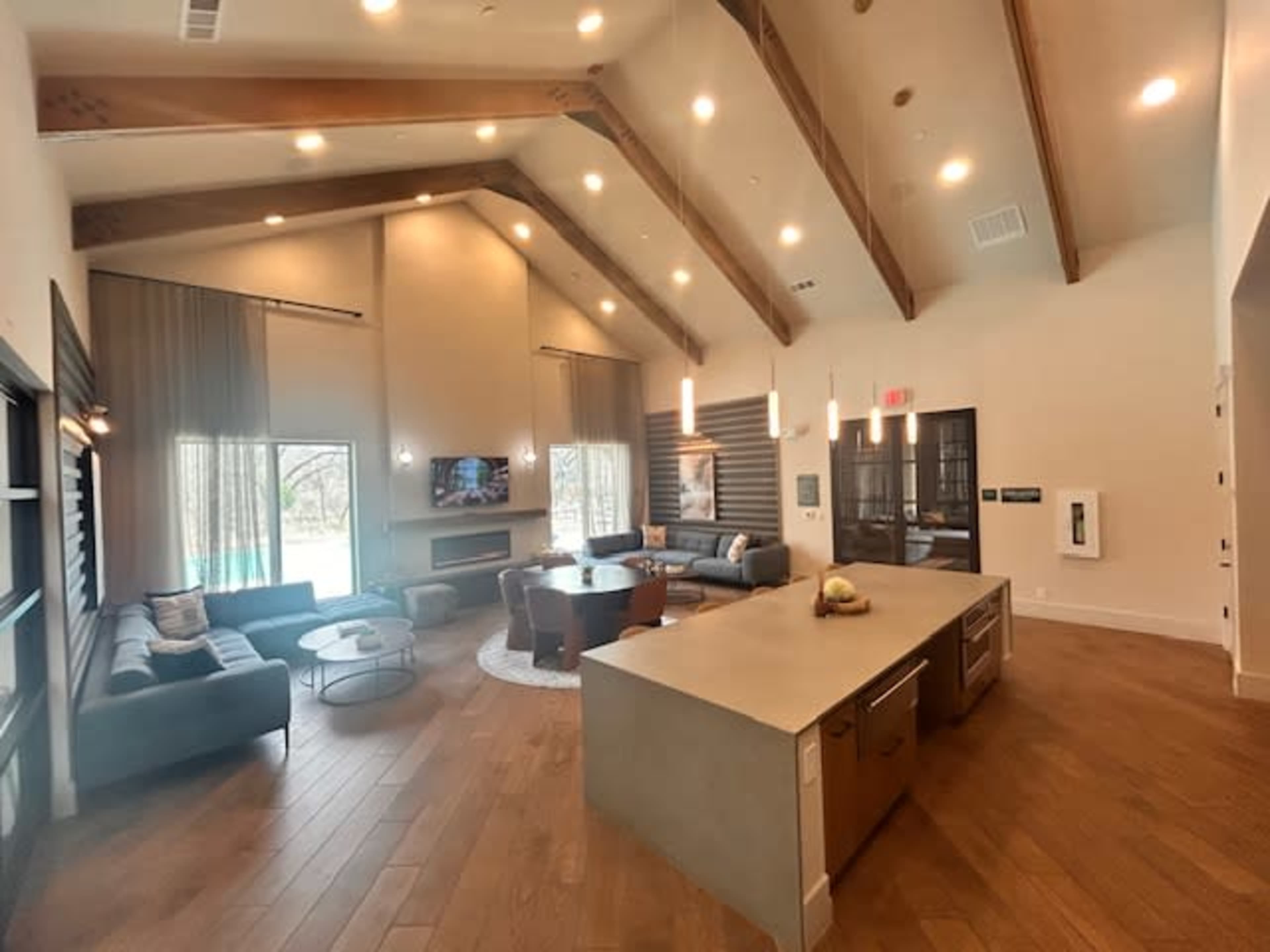 Spacious Grapevine Clubhouse with trailhead view Image in Grapevine, Grapevine, TX