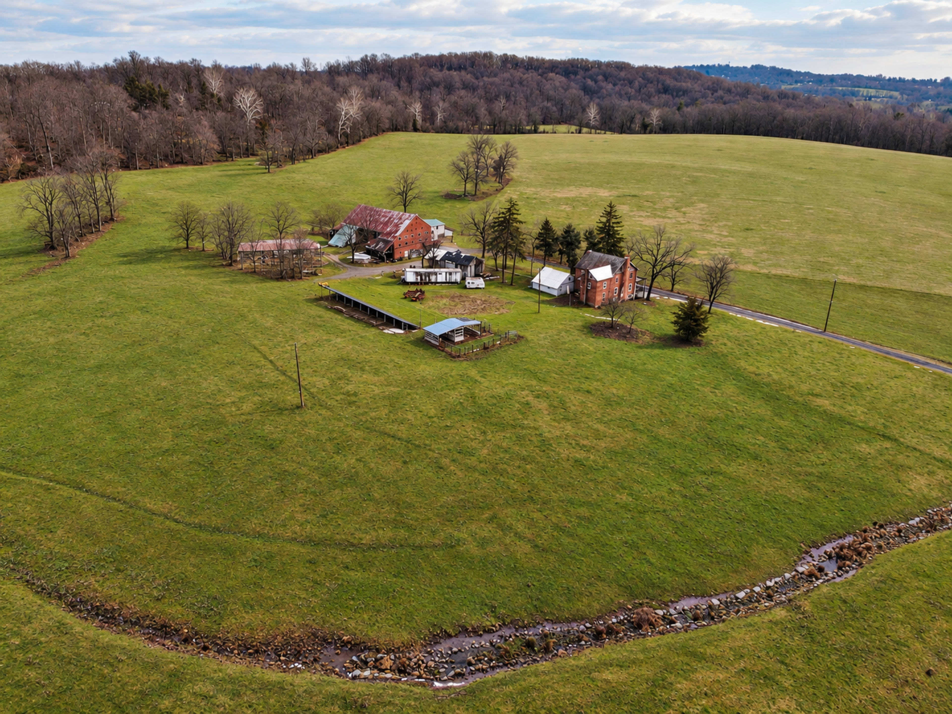 Private 100-Acre Film & Photo Farm | Historic Property, Fields, Cows, Chickens & Vintage Vehicles Image in Londonderry Township, Middletown, PA