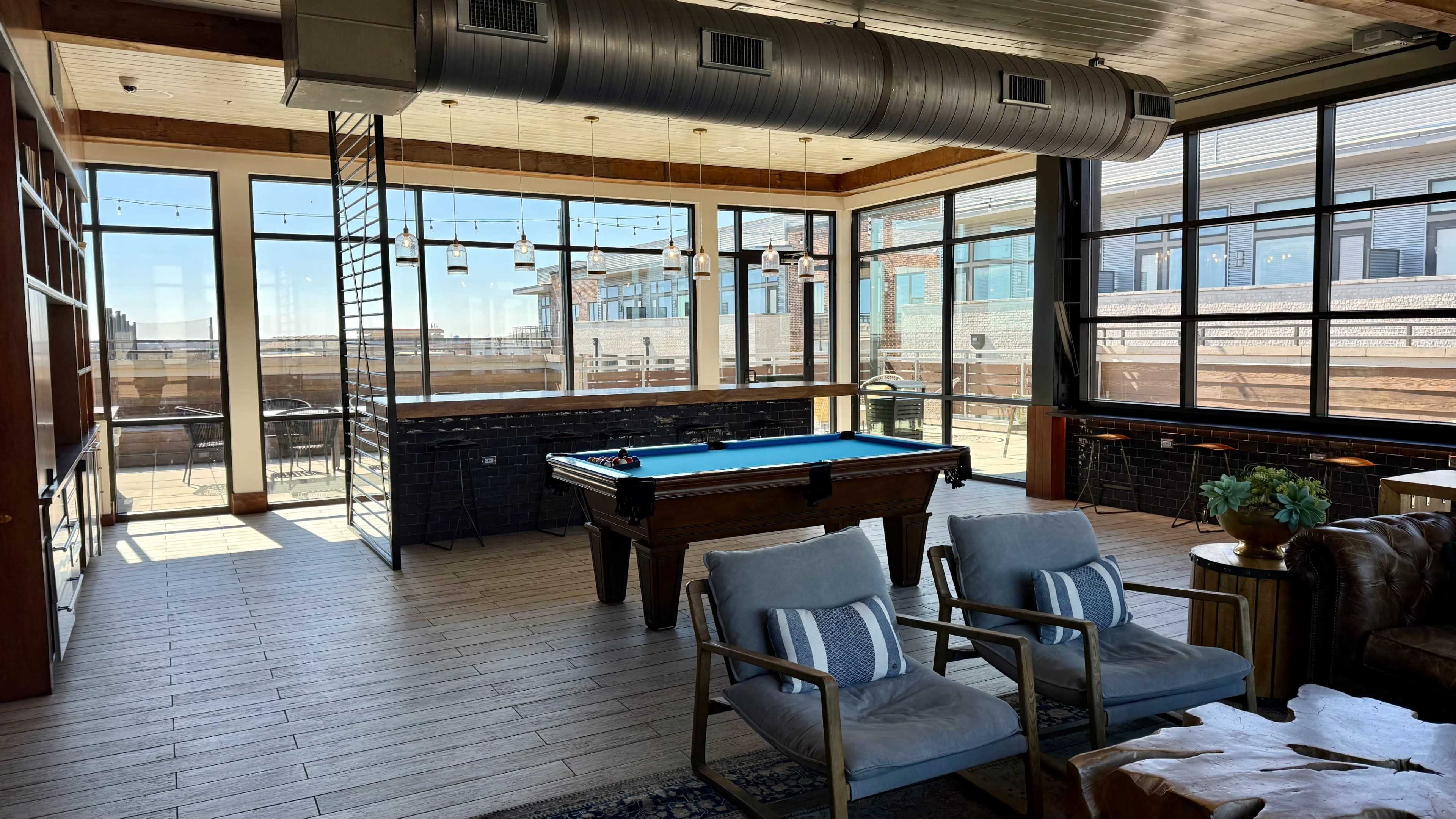Interior Rooftop Lounge with Exterior Terrace Perfect for your Next Gathering Image in Carrollton, Carrollton, TX
