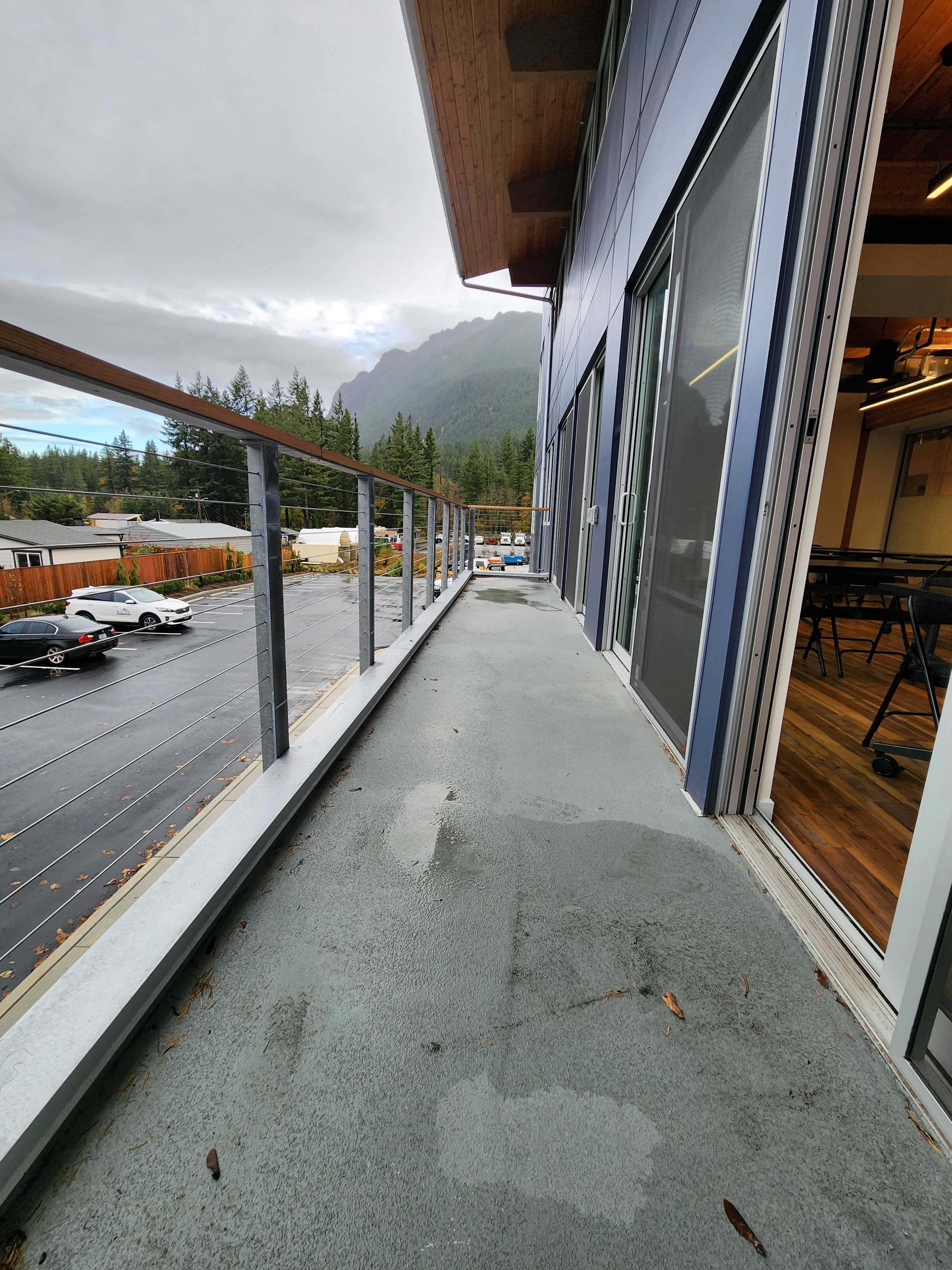 Classroom space with deck and mountain views Image in North Bend, North Bend, WA