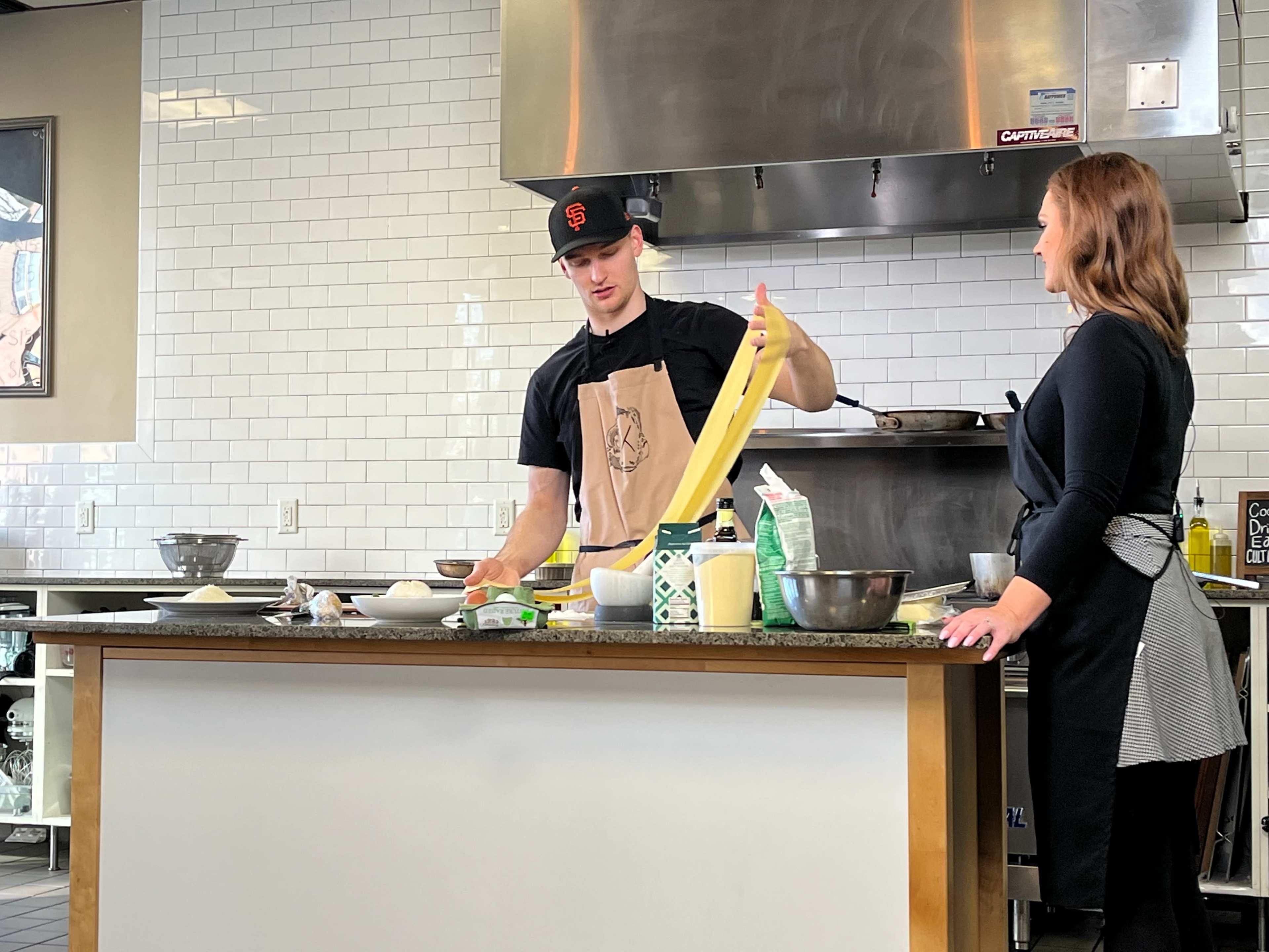 Open Commercial Kitchen with Light Bright Dining Space Image in Central San Jose, San Jose, CA