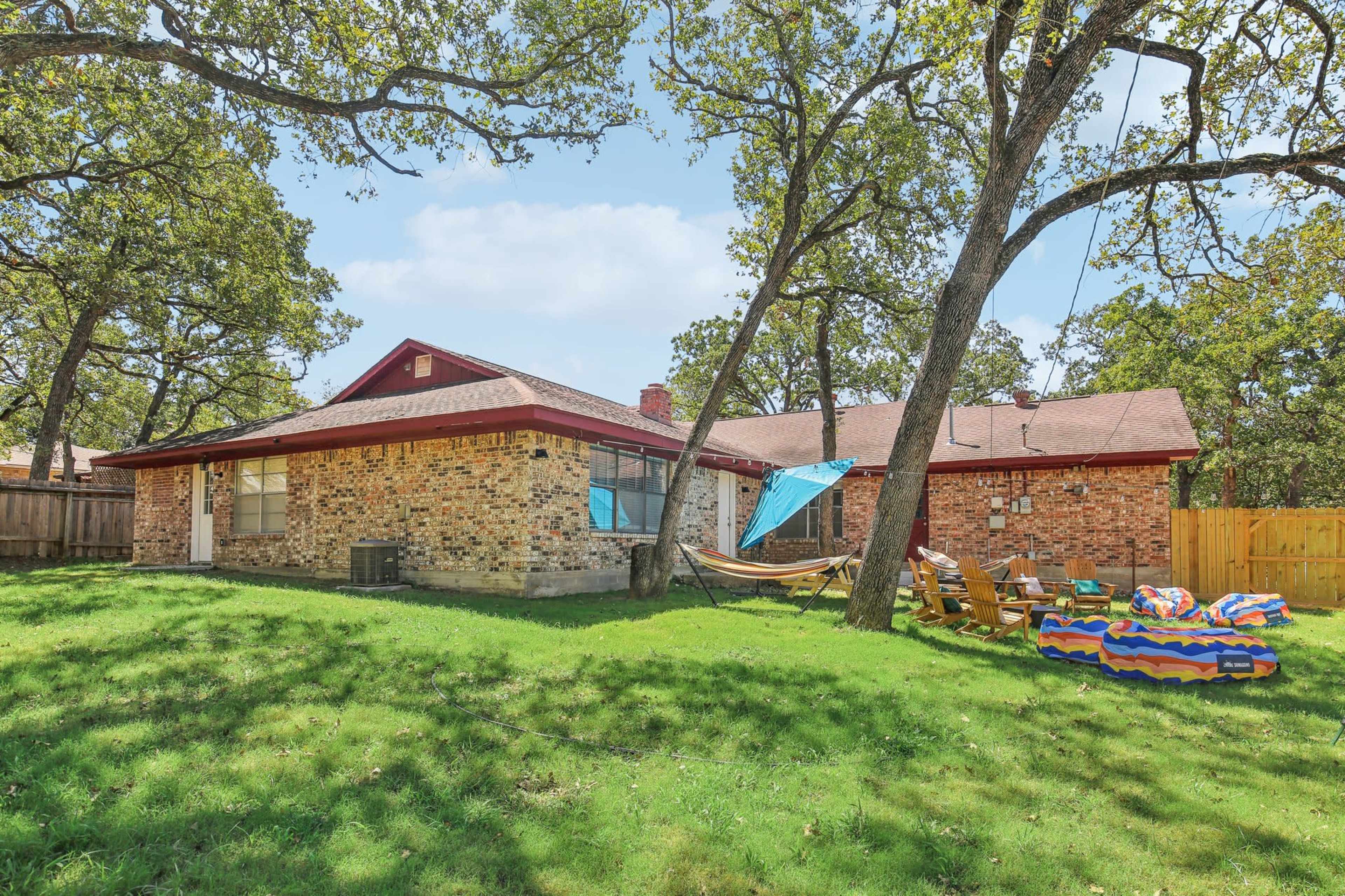 Karaoke House with Firepit in Backyard Image in Bee Creek, College Station, TX