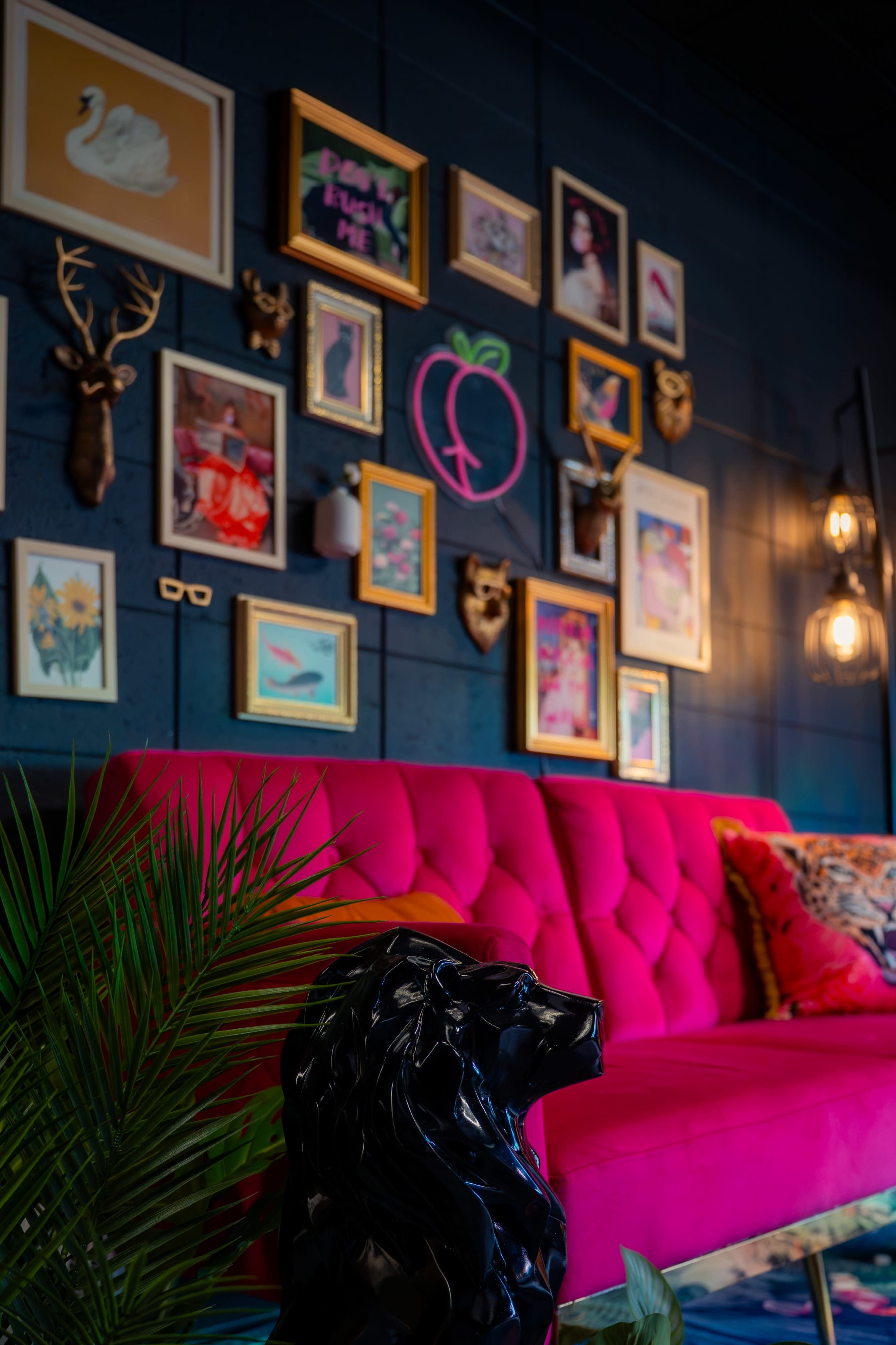 Moody Maximalist Black Walled Studio in Greenville, SC Image in Parker, Greenville, SC