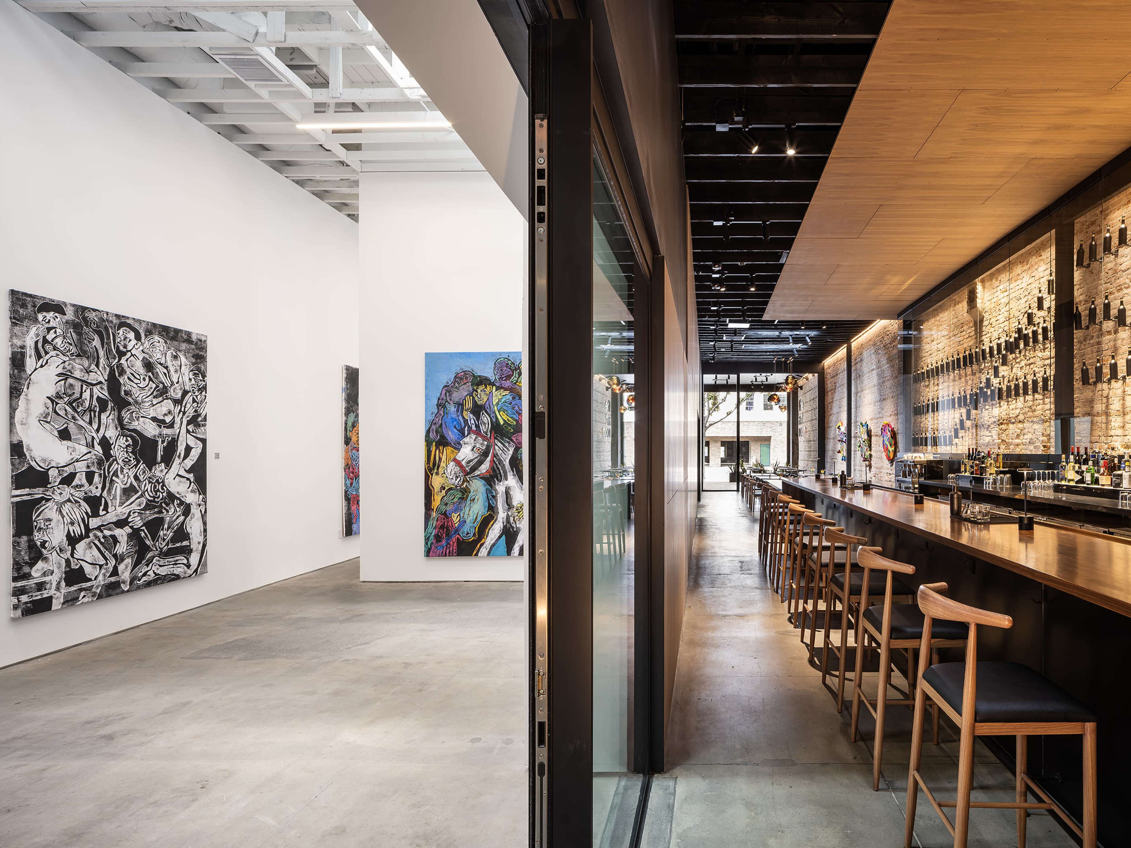 Downtown art gallery with restaurant and bar Image in Central LA, Los Angeles, CA