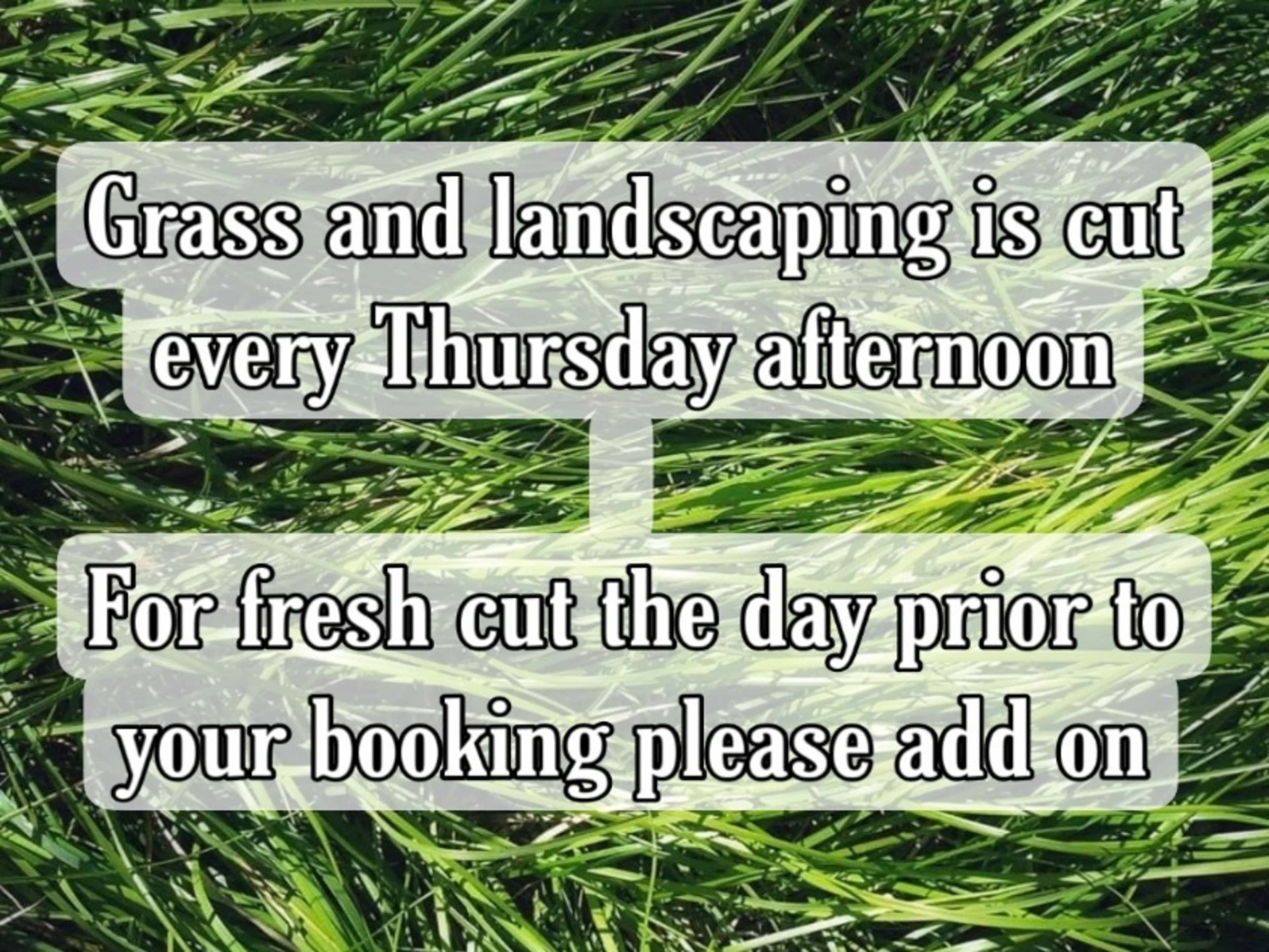 Expedited lawn cut