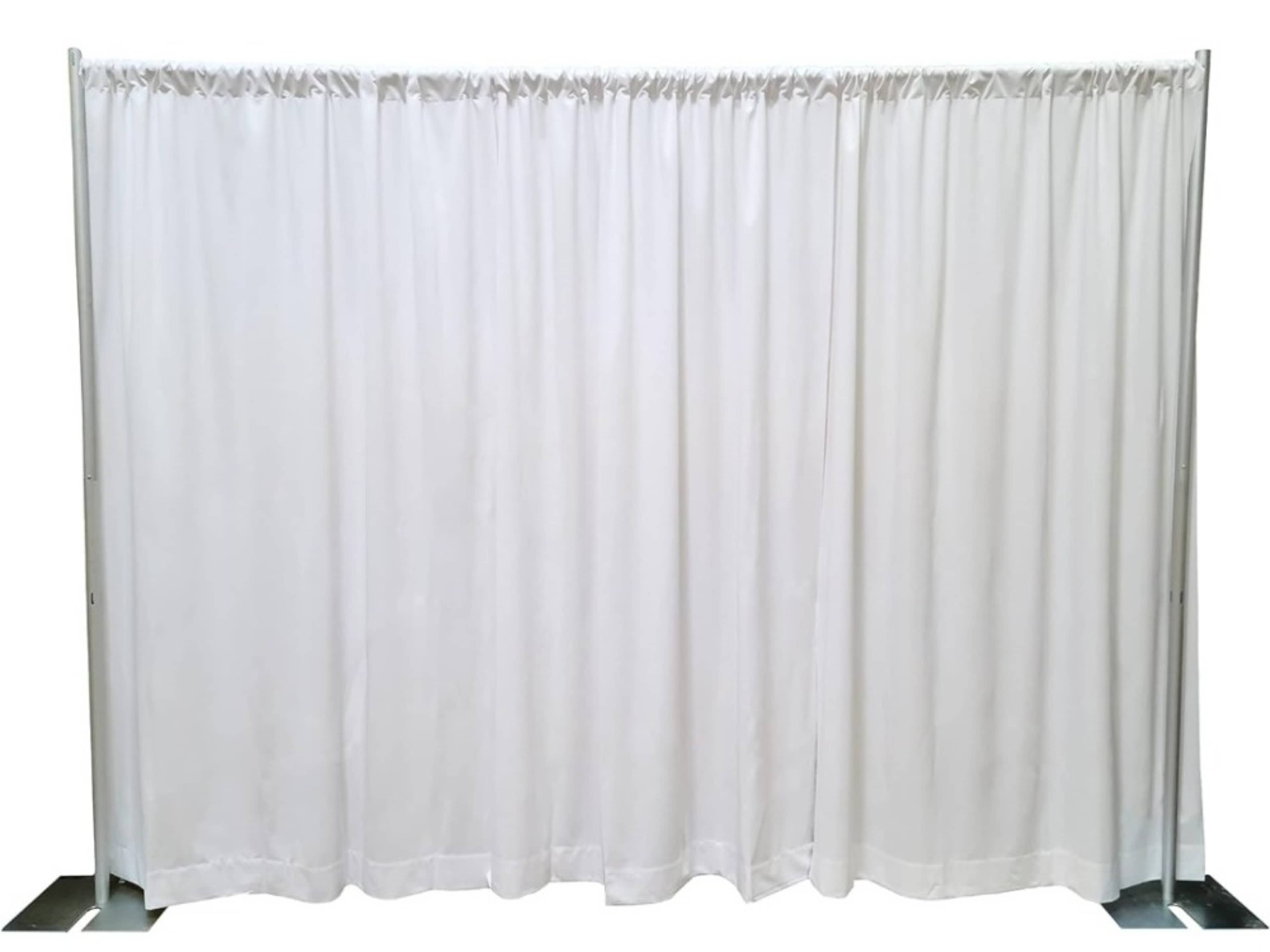 White pipe and drape