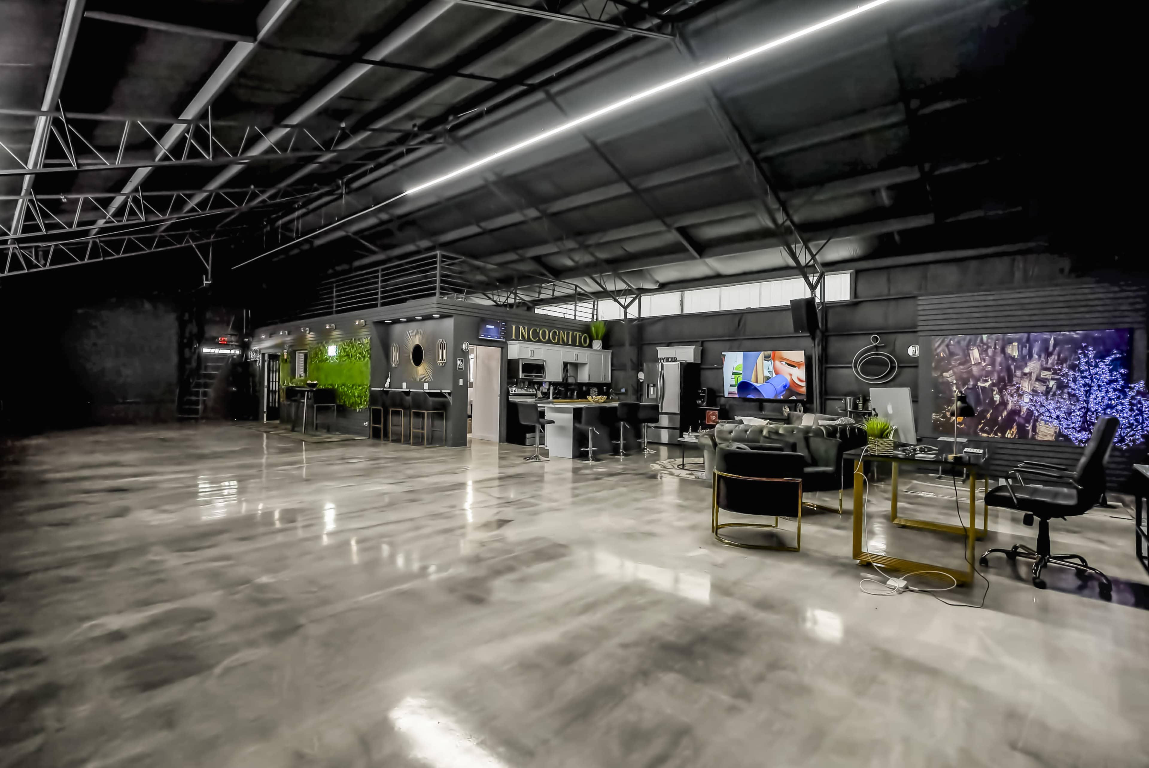 Incognito Event Space, conveniently located just off I-435 and Gregory. Designed with versatility and style in mind Image in East Swope Highlands, Kansas City, MO