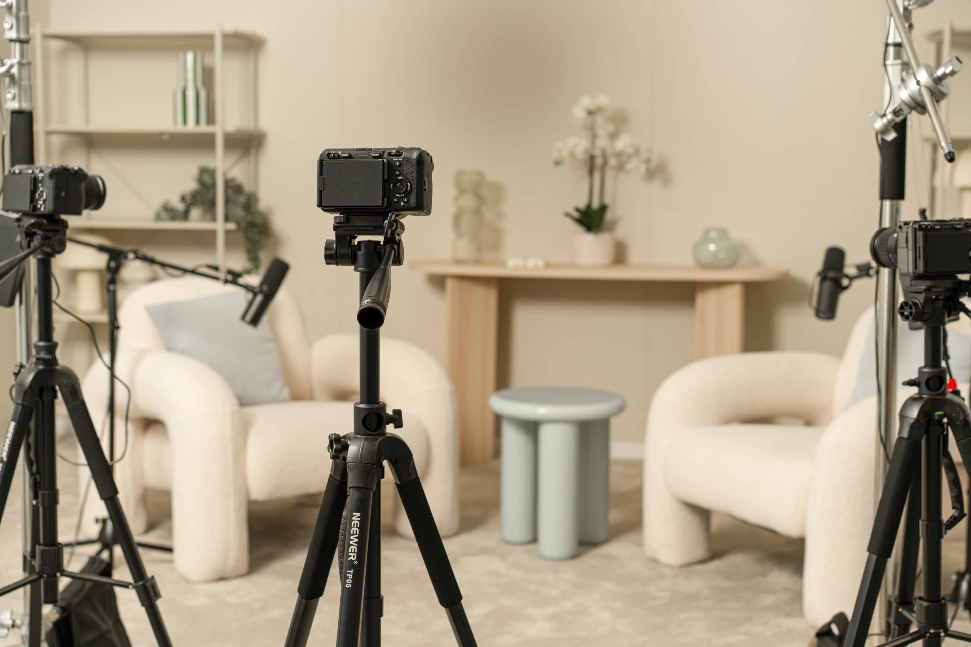 Premium Podcast & Content Studio with Cyclorama Wall Image in Fortitude Valley, Fortitude Valley, QLD